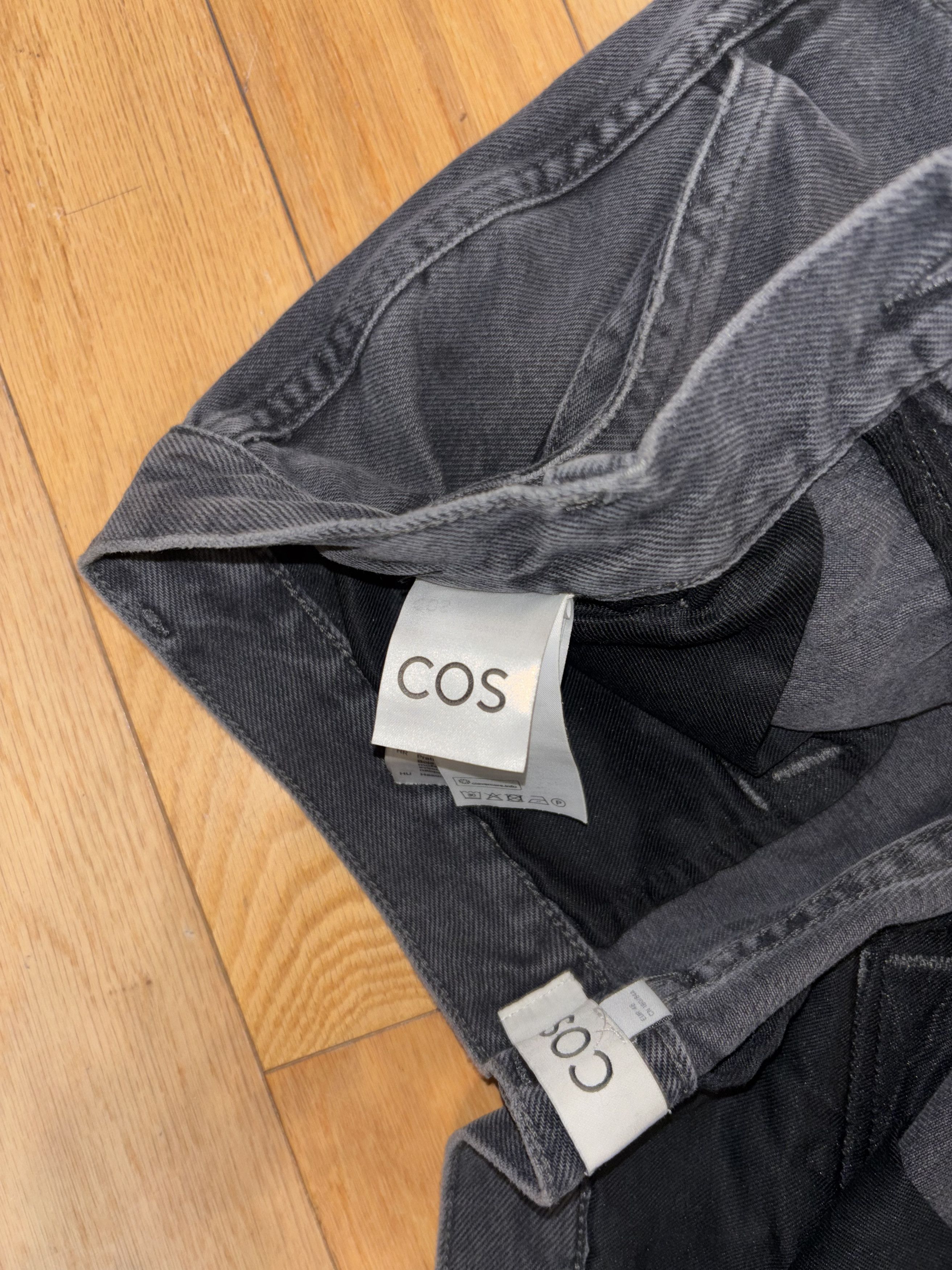 Cos COS Dark Grey Denim Jeans Size US 32 / EU 48 - 4 Thumbnail