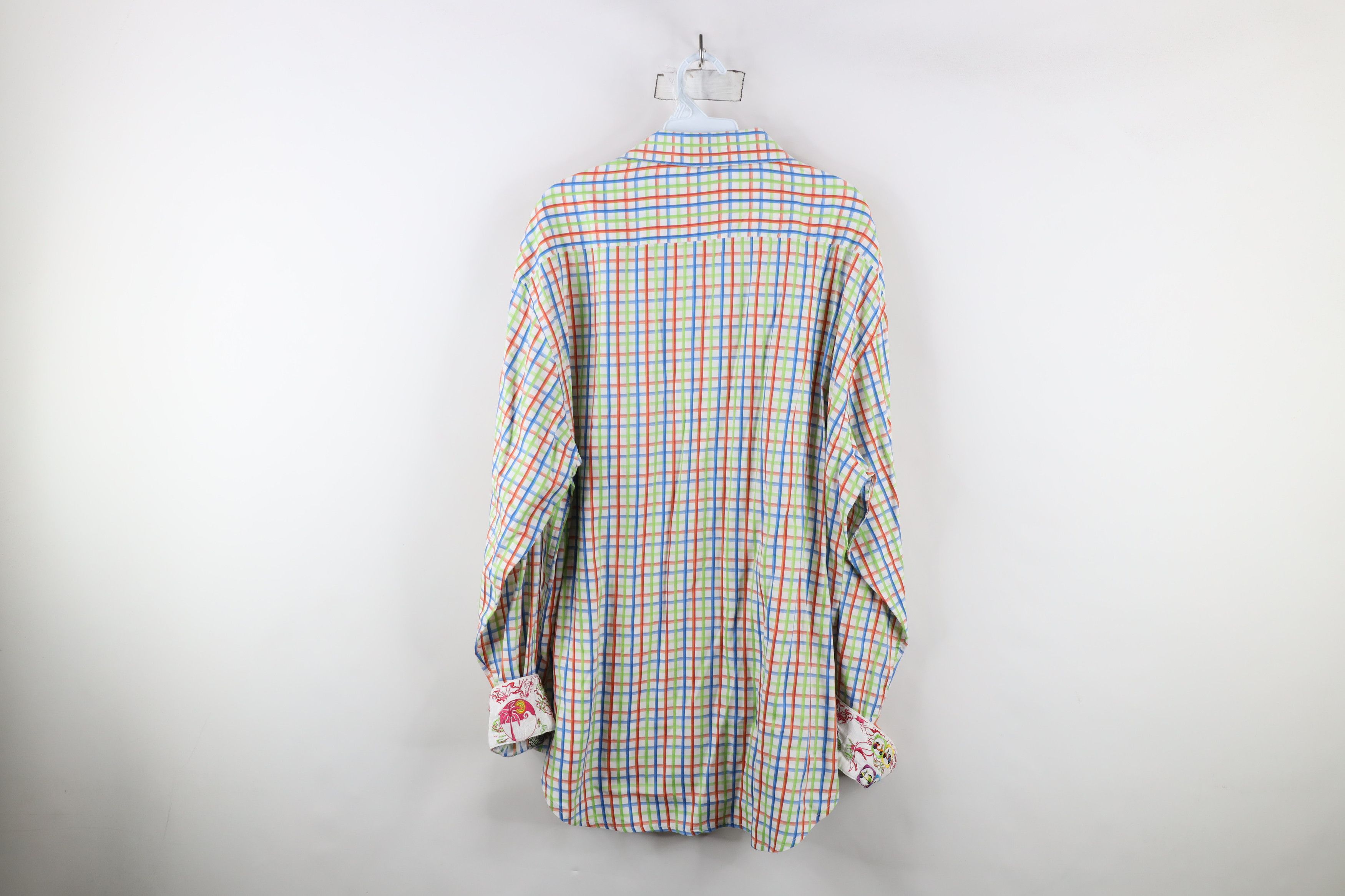 Robert Graham Cuff Scooter Checkered Collared Button Shirt