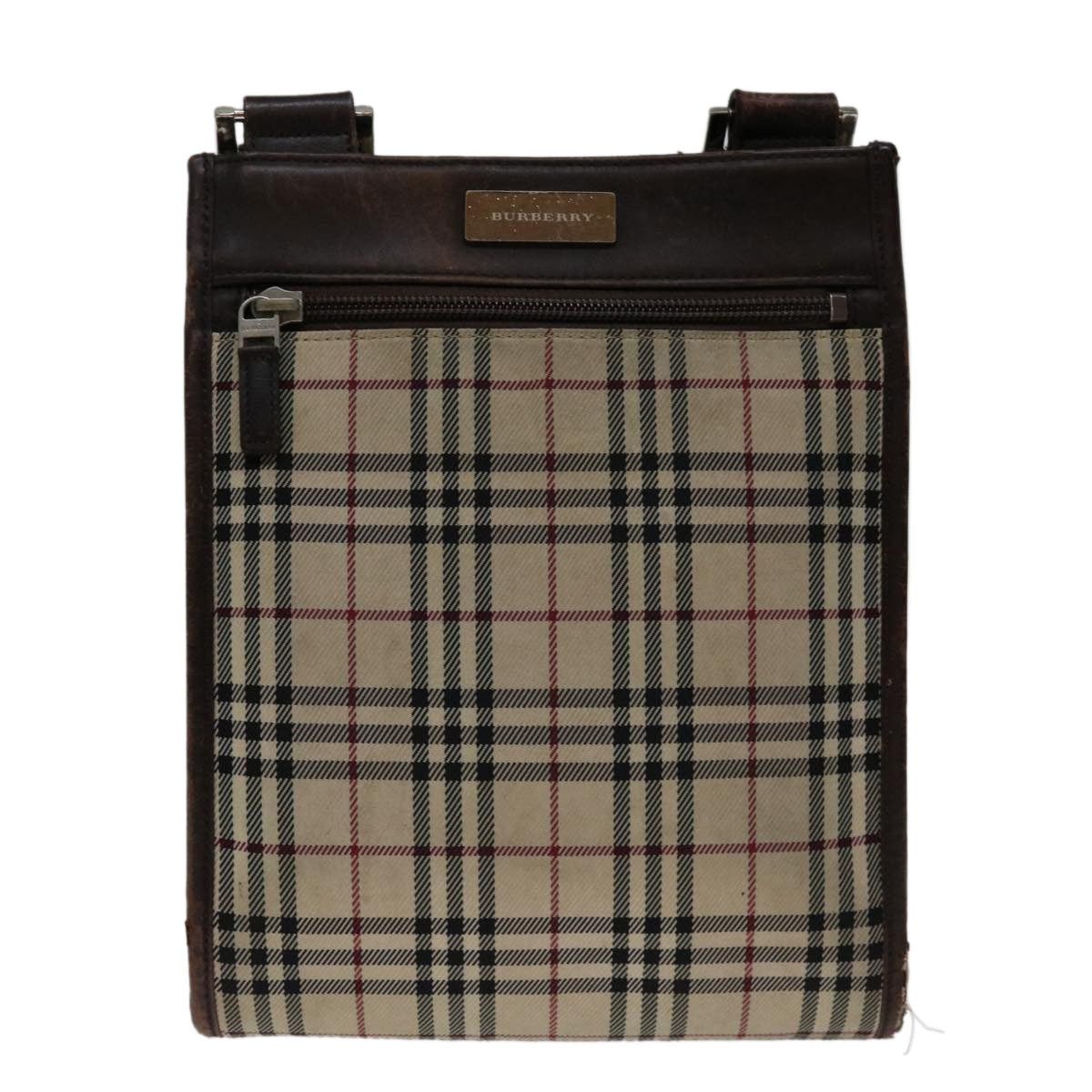 Burberry Burberry Nova Check Shoulder Bag Canvas Beige Brown Size ONE SIZE - 13 Thumbnail