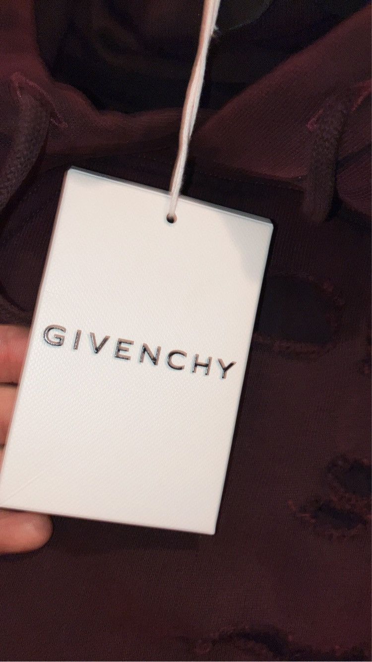 Givenchy RARE GIVENCHY RIPPED HOODIE Size US S / EU 44-46 / 1 - 7 Thumbnail
