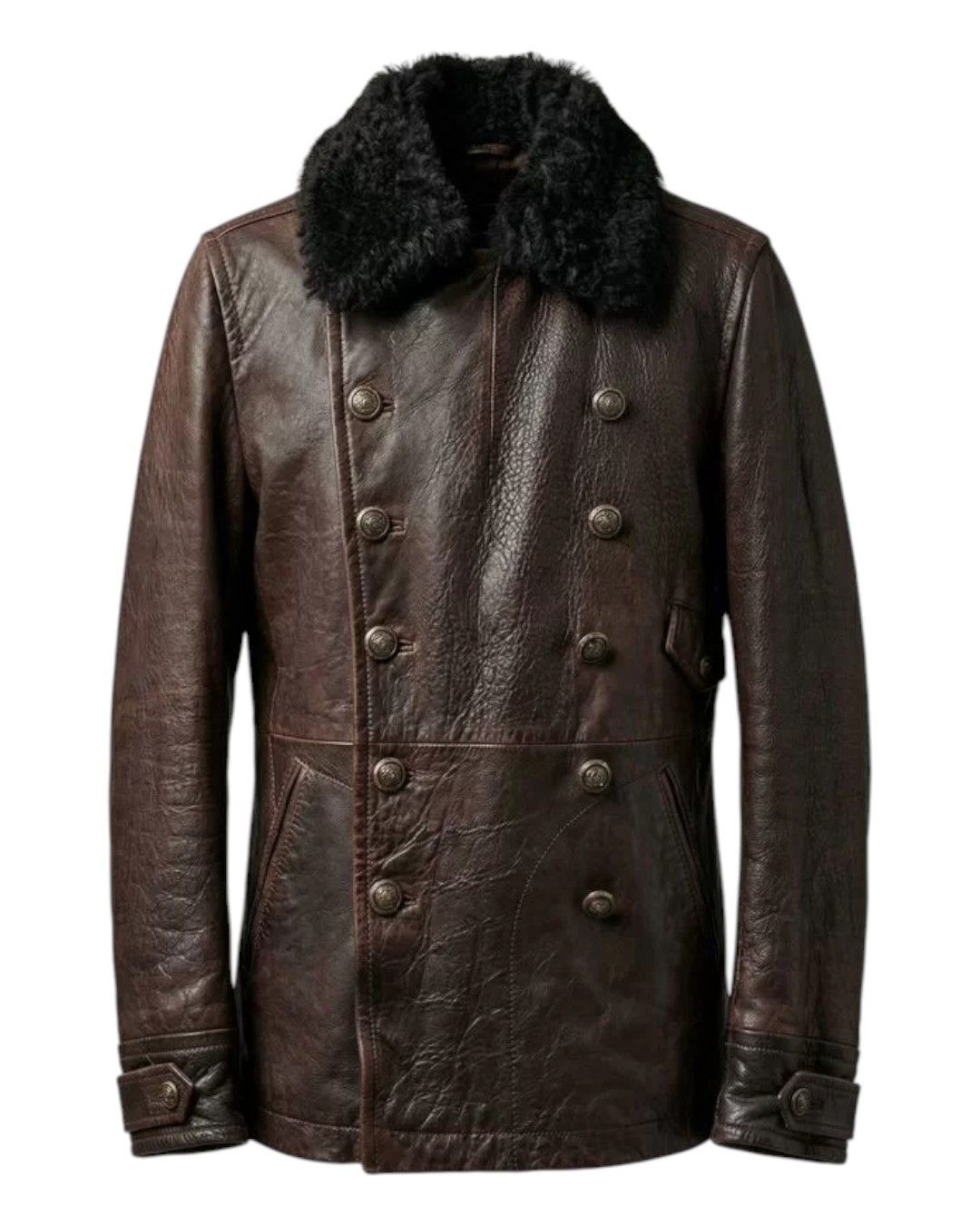 Gucci F/W 2008 NAPOLEON SHEARLING LEATHER JACKET Size US M / EU 48-50 / 2 - 1 Thumbnail