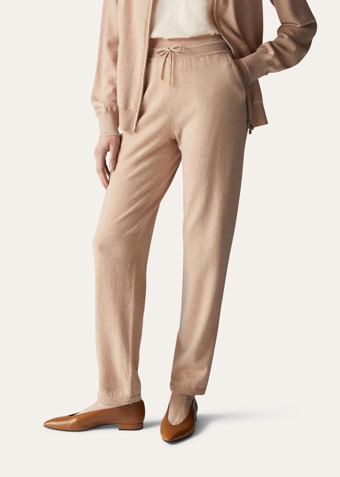 Loro Piana o1srvl11e0824 Merano Boucle Pants in Light Pink Size 26" / US 2 / IT 38 - 2 Thumbnail