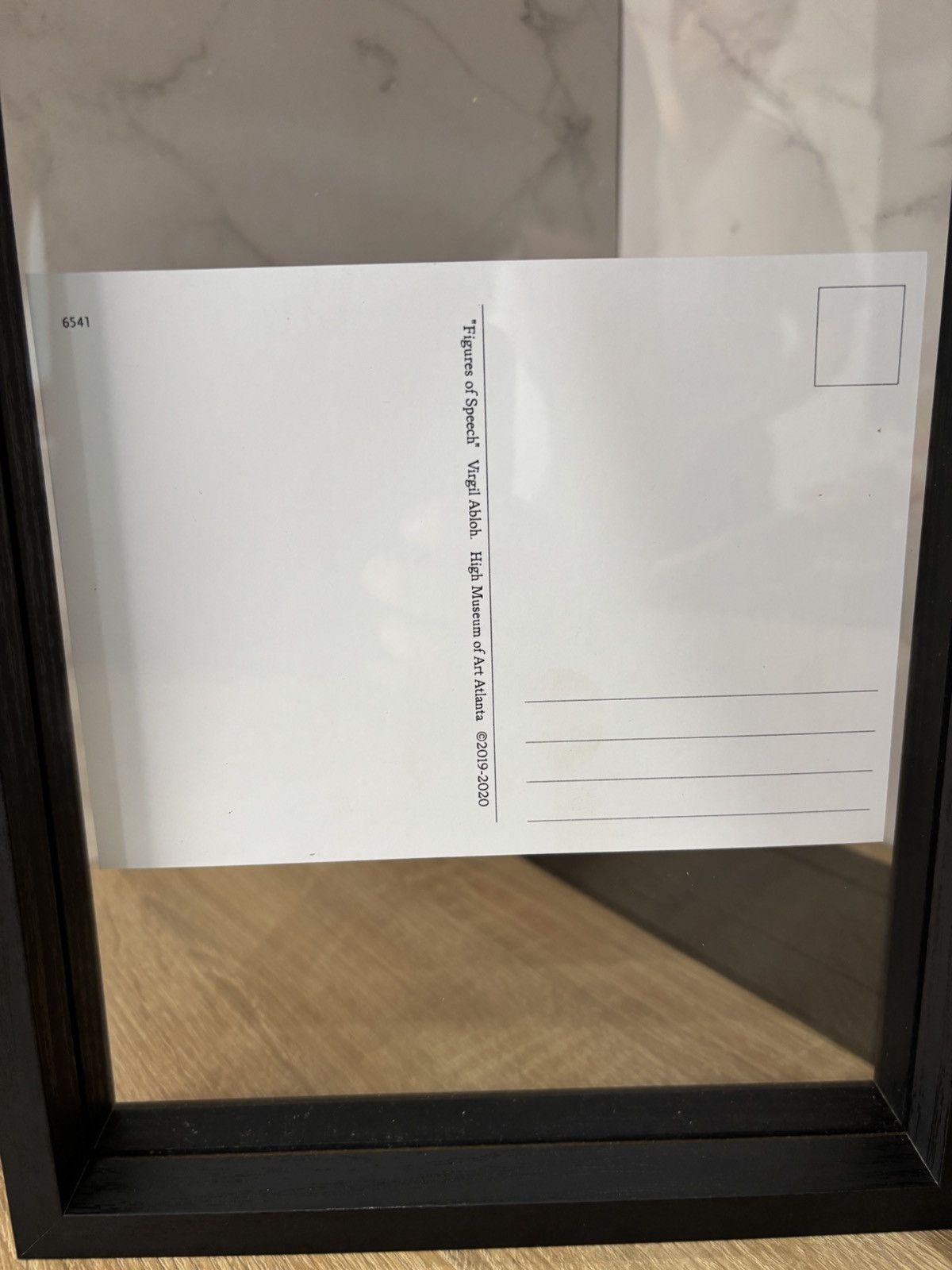 Designer × Virgil Abloh Virgil Abloh Postcard in Frame – “Figures of Speech” Size ONE SIZE - 3 Thumbnail