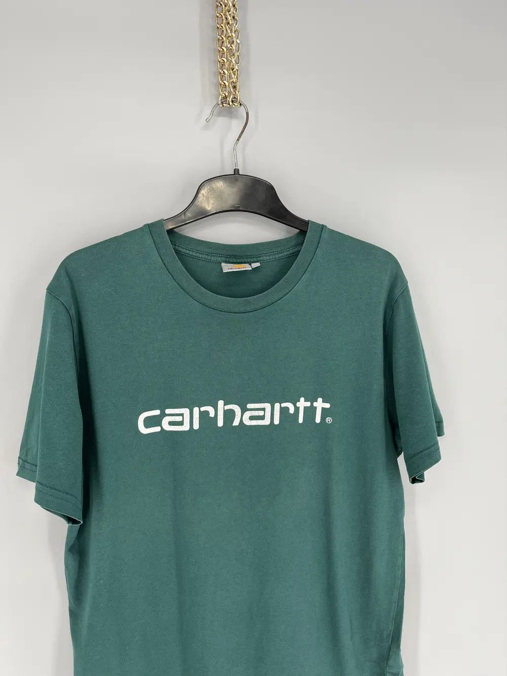Carhartt TRASHED Carhartt Centr Big Logo Vintage Y2K Style Shirt Size US M / EU 48-50 / 2 - 4 Thumbnail