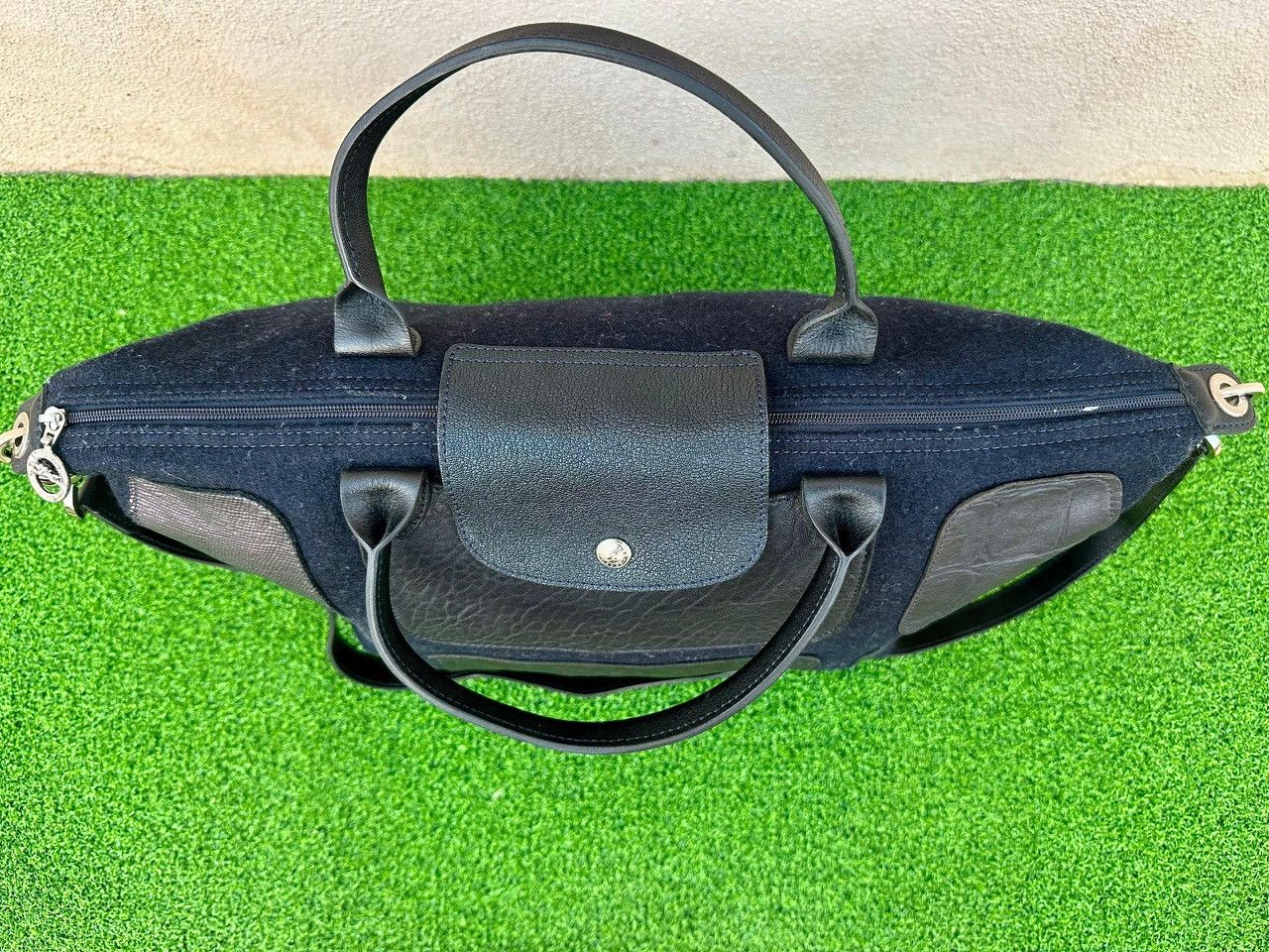 Longchamp Authentic Longchamp Le Pliage Patchwork Medium Top Handle Size ONE SIZE - 4 Thumbnail