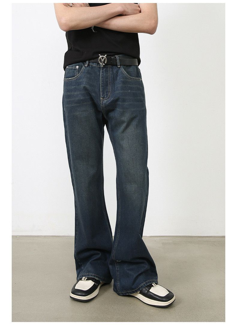 Japanese Brand × Jean Versatile casual high loose straight flared jeans Size US 32 / EU 48 - 3 Thumbnail