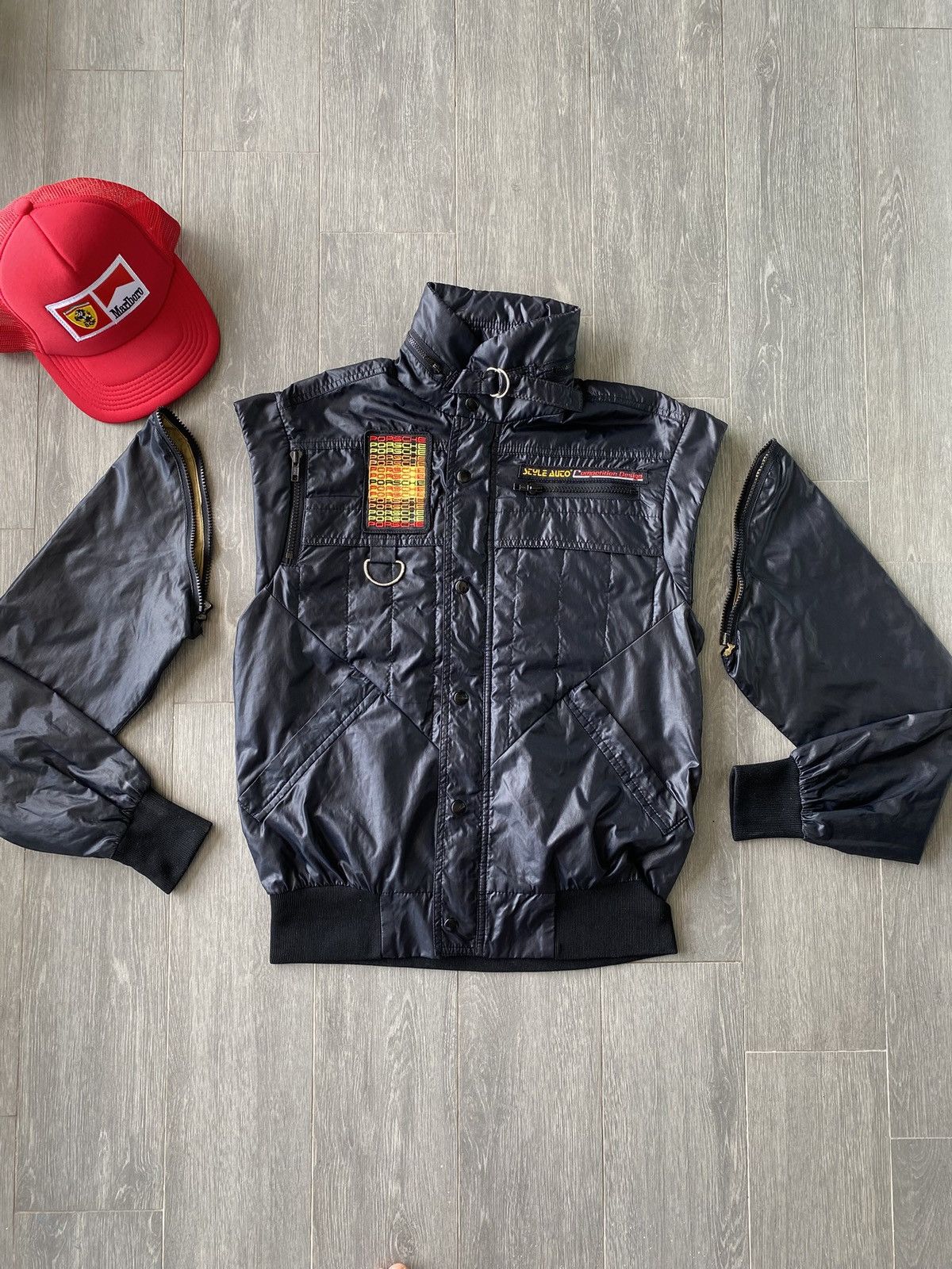 Porsche Design Vintage 80’s Porsche Style Auto Competition Design Jacket Size US S / EU 44-46 / 1 - 3 Thumbnail