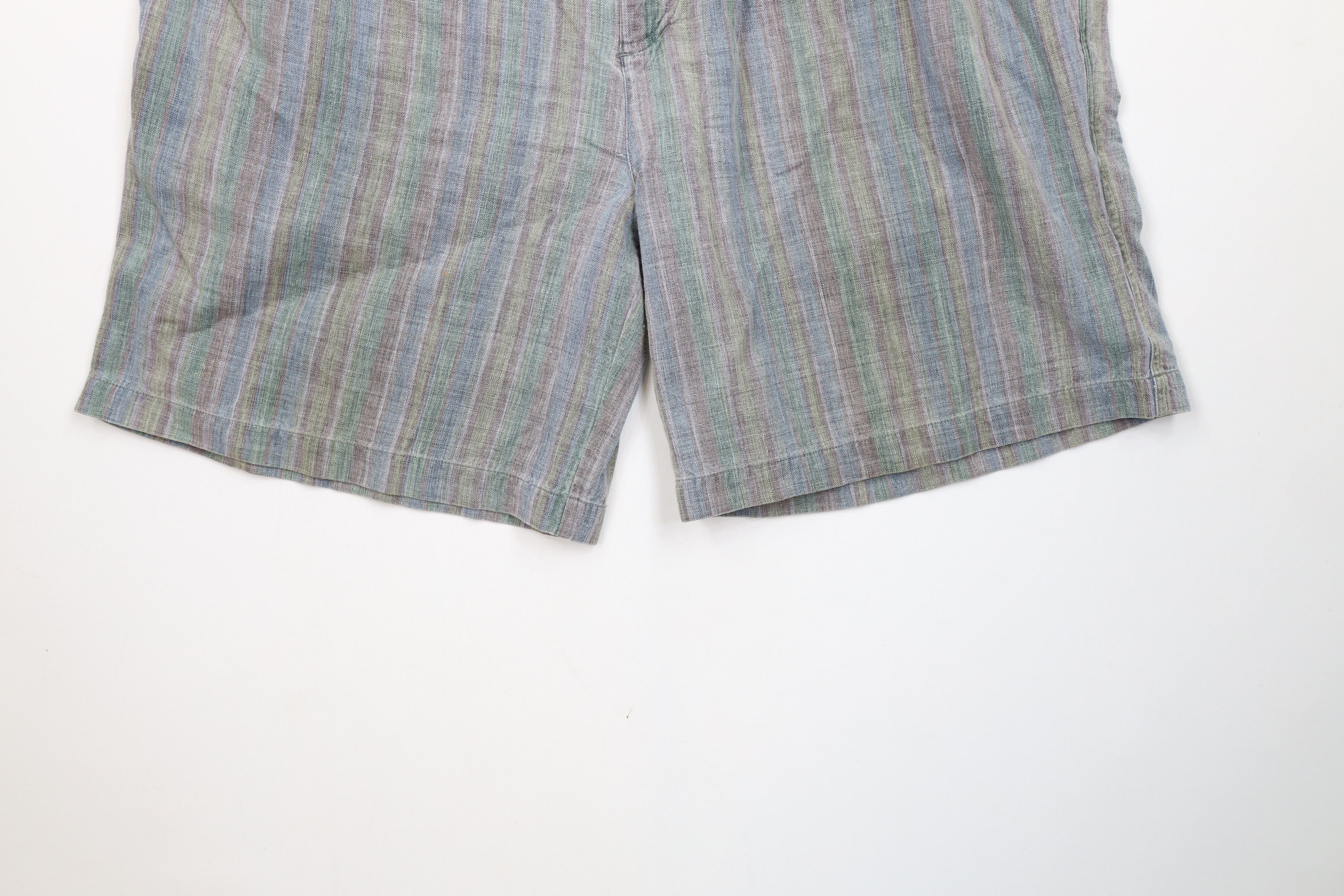 Woolrich Woolen Mills Vintage 90s Woolrich Rainbow Above Knee Chino Shorts Cotton Size US 36 / EU 52 - 4 Thumbnail