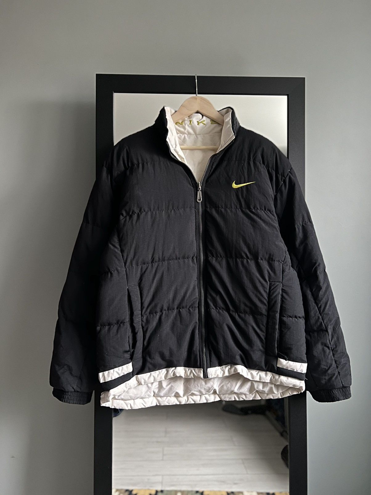 Nike Nike Vintage Y2k Two Side Puffer Reversible Down Jacket Size US M / EU 48-50 / 2 - 3 Thumbnail