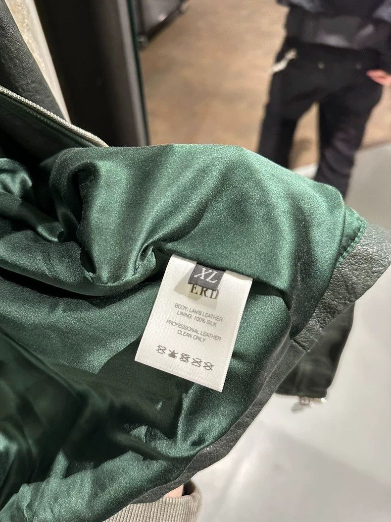 Enfants Riches Deprimes Green Leather Western Jacket by Enfants Riches Deprimes-250 Size US XL / EU 56 / 4 - 5 Thumbnail