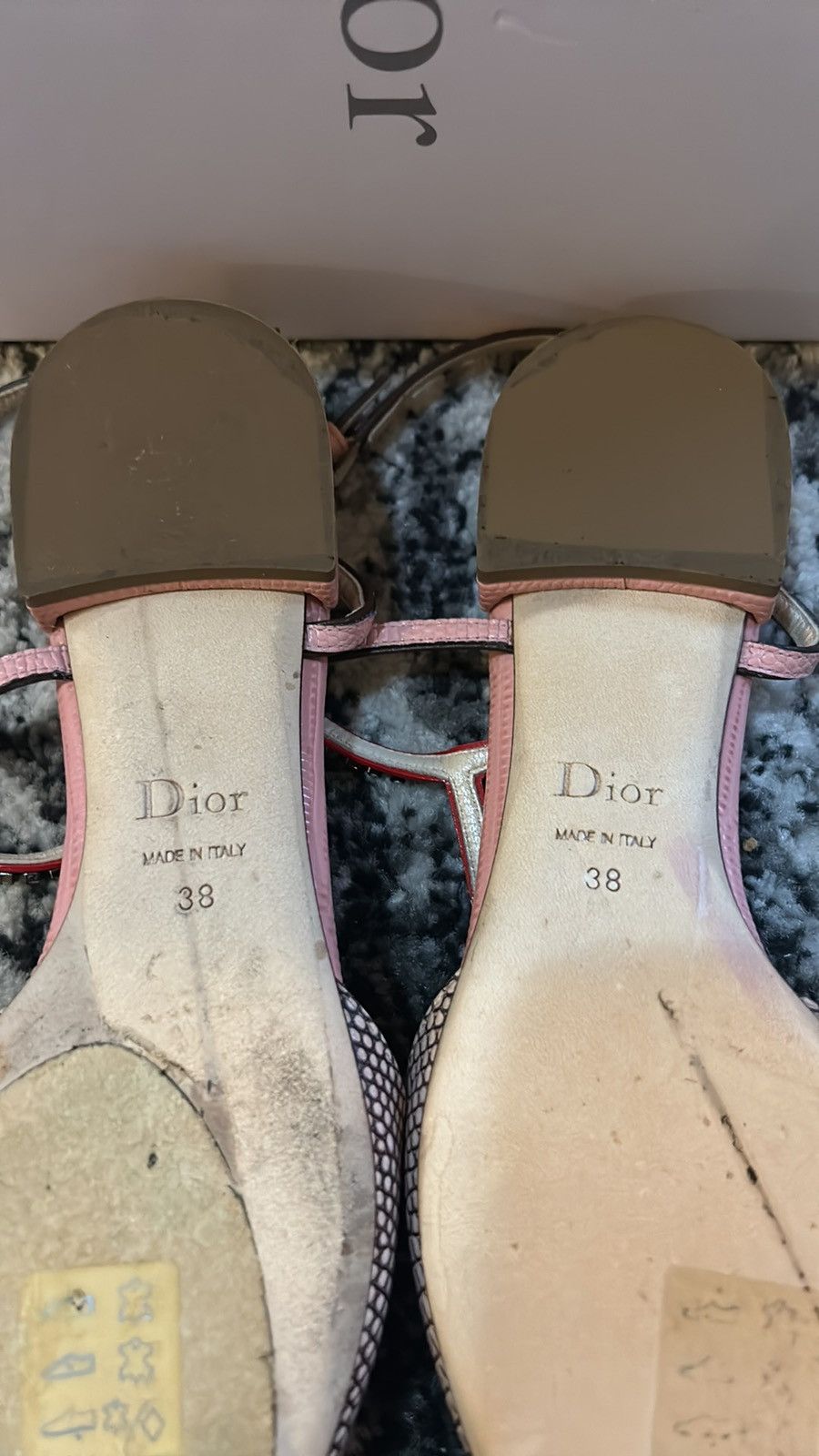 Dior Christian Dior Ballerina T-Strap Flat size 38 Size US 8 / IT 38 - 3 Thumbnail