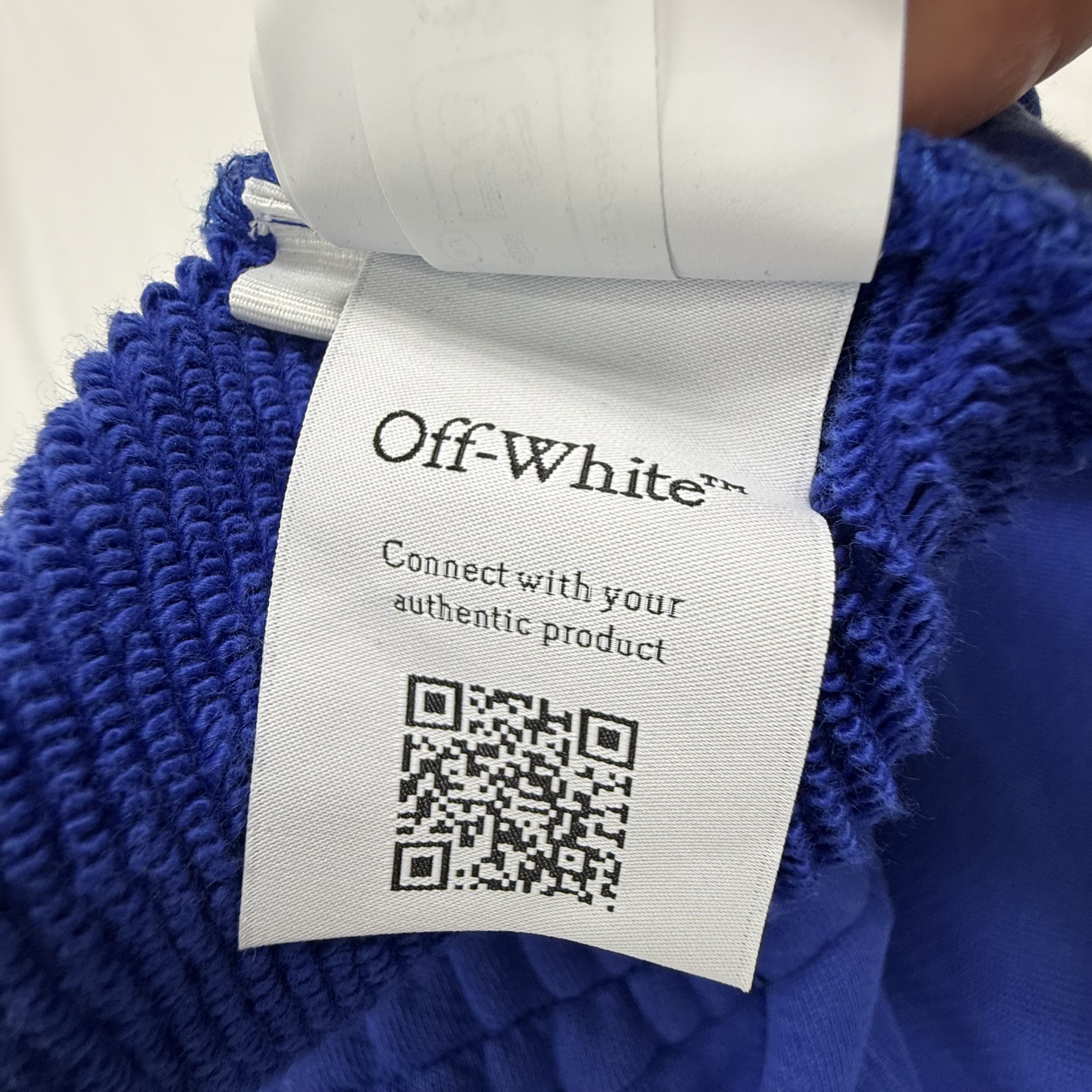 Off-White Off-White Royal Blue Diagonal Stripe Sweatpants Mens Large Size US 32 / EU 48 - 10 Thumbnail