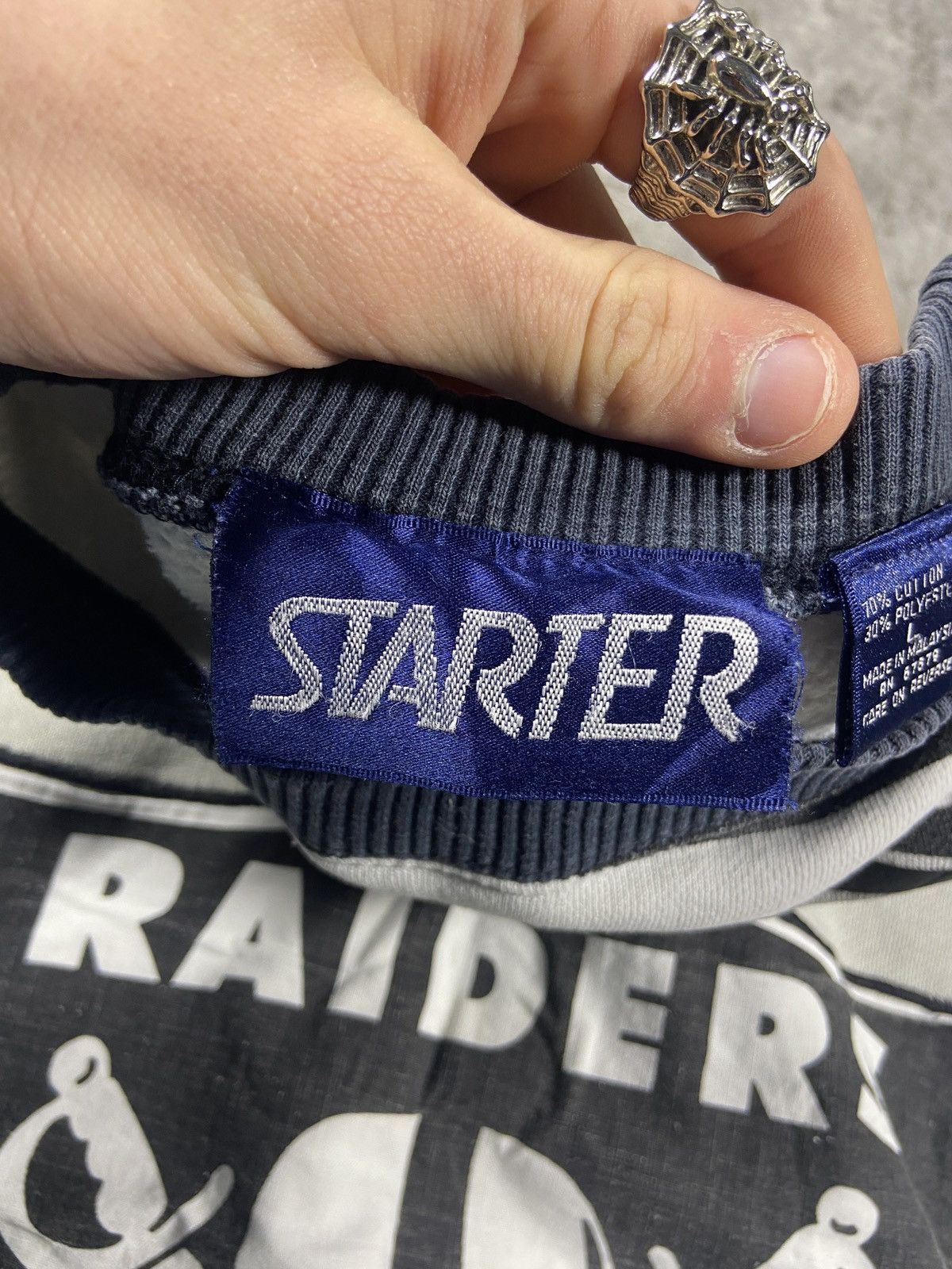Starter RARE Vintage Starter Raiders Sweatshirt Size US L / EU 52-54 / 3 - 5 Thumbnail