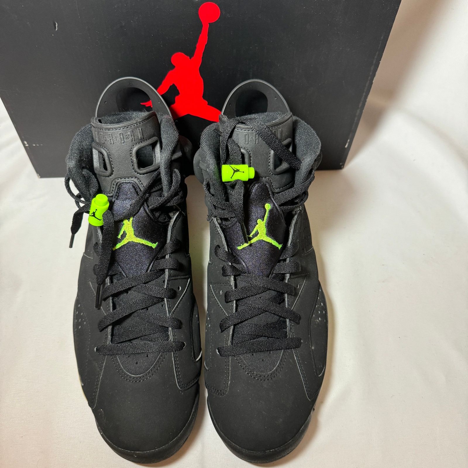 Jordan Brand × Nike Size 11.5 Nike Air Jordan 6 Retro Electric Green Men's Shoes Size US 11.5 / EU 44-45 - 4 Thumbnail
