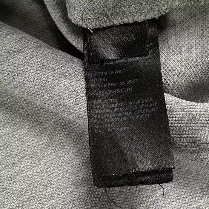 Allsaints Mens Polo Long Sleeve Allsaints Size S Small Size US S / EU 44-46 / 1 - 5 Thumbnail