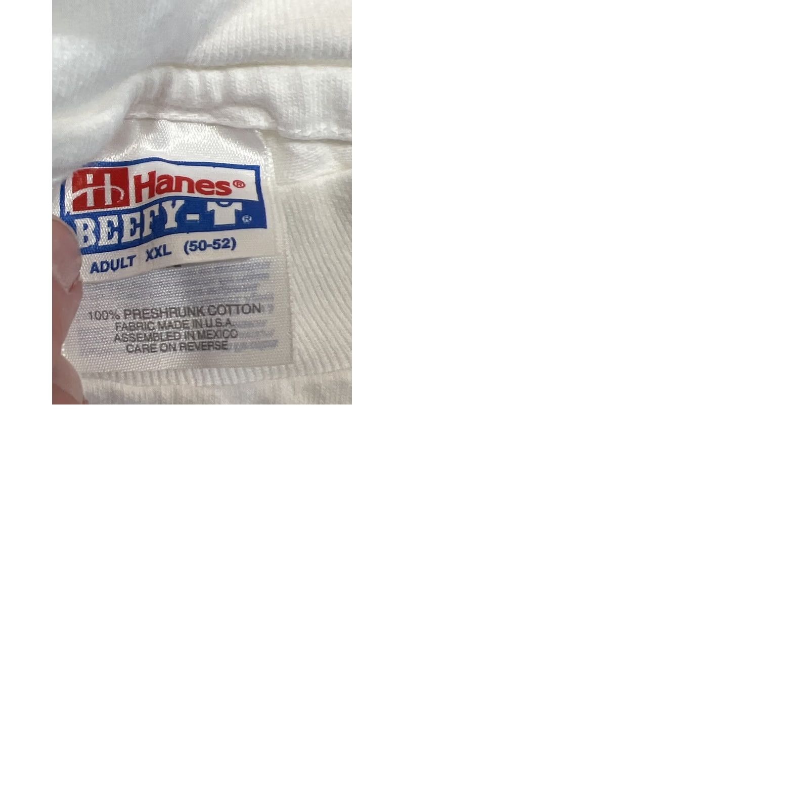 Hanes VINTAGE Hula Nights T Shirt Men’s 2XL HULA Nights White Graphic Size US XXL / EU 58 / 5 - 9 Thumbnail