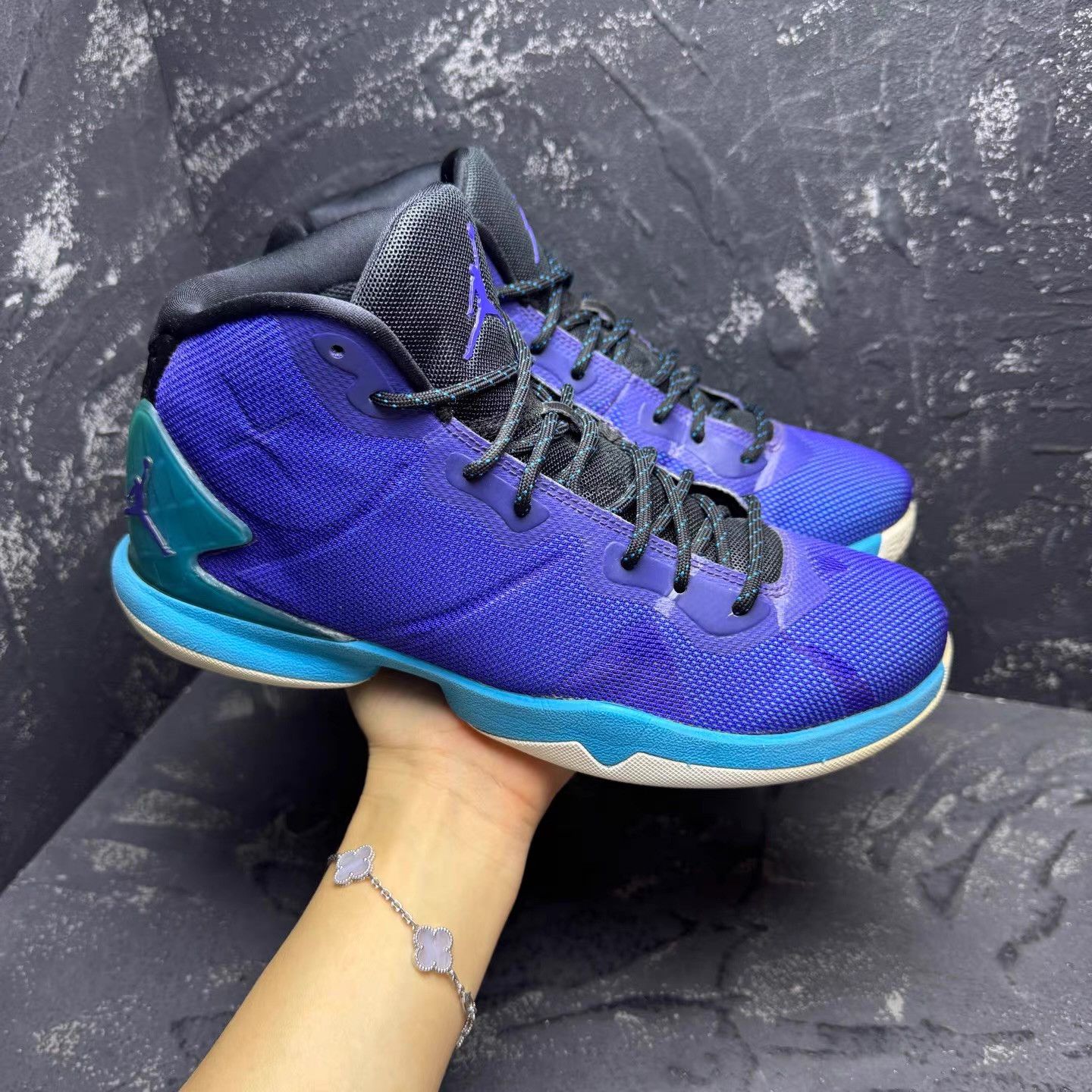Jordan Brand Jordan Super.Fly 4 Blue Purple Q10 Size US 8.5 / EU 41-42 - 7 Thumbnail