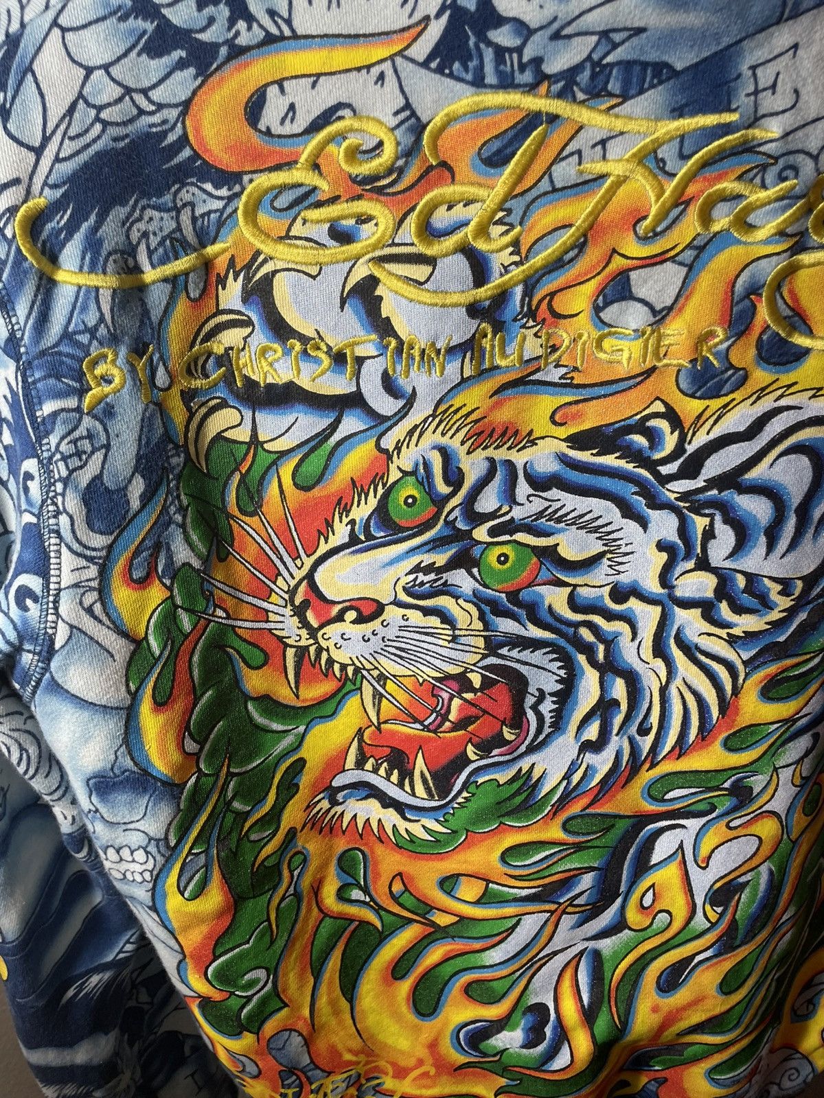 Ed Hardy Ed Hardy Zip Up Hoodie Sweater Size US M / EU 48-50 / 2 - 10 Thumbnail