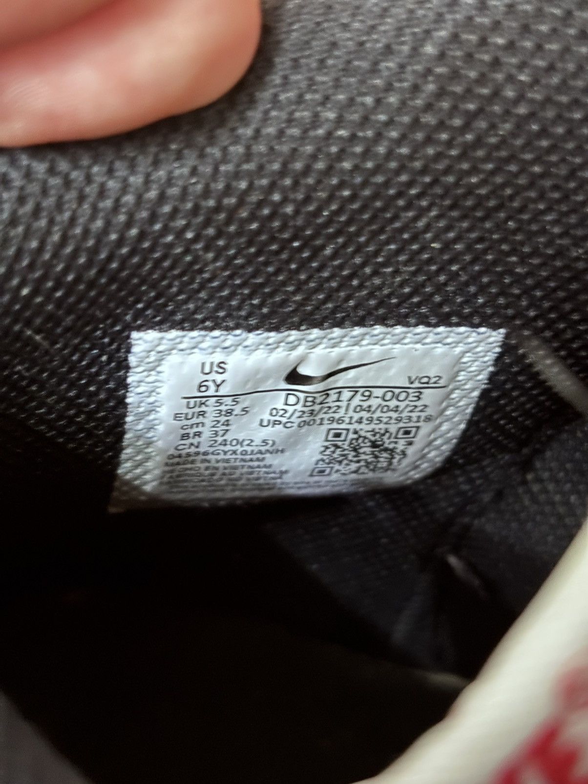 Nike Nike High Dunk GS Championship Red Size US 5.5 / EU 38 - 6 Thumbnail
