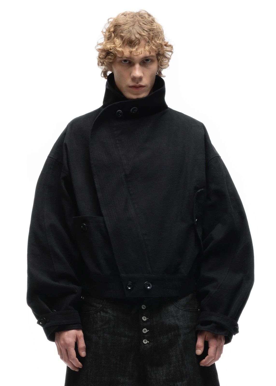No Faith Studios No Faith Studios Moleskin Jacket BLACK Size US M / EU 48-50 / 2 - 3 Thumbnail