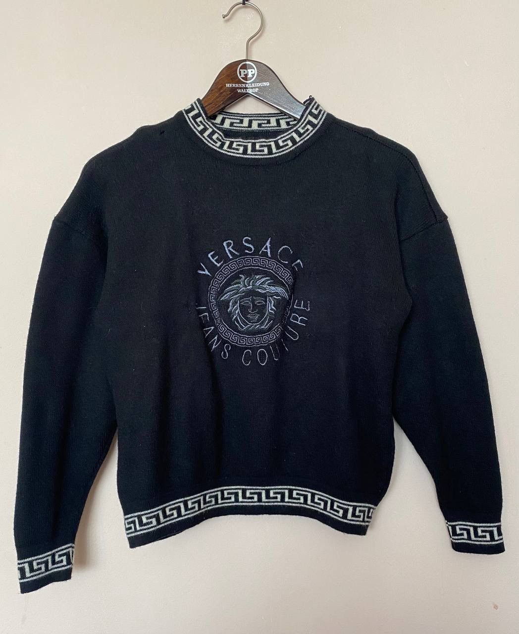Versace Jeans Couture Vintage Versace Jeans Couture Sweaters Big Logo Medusa Size S / US 4 / IT 40 - 1 Thumbnail