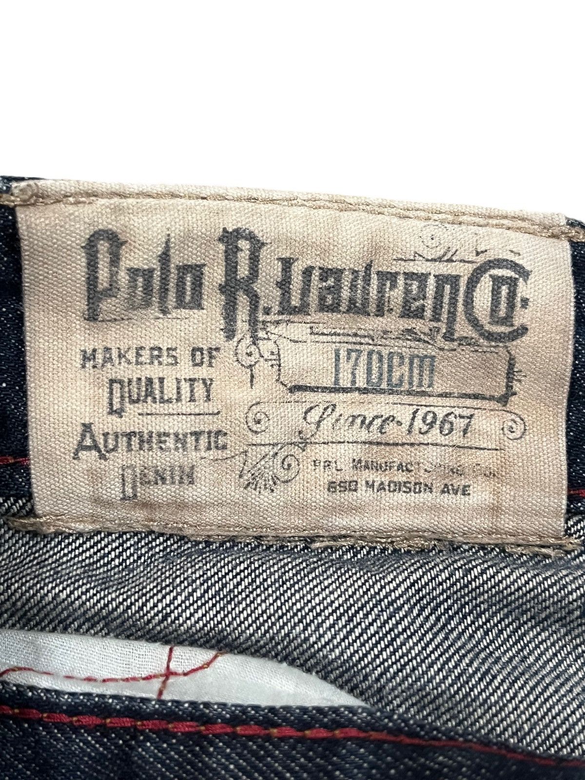 Lauren Ralph Lauren × Polo Ralph Lauren × Ralph Lauren Vintage Polo Ralph Lauren Distressed Denim Size US 33 - 5 Thumbnail