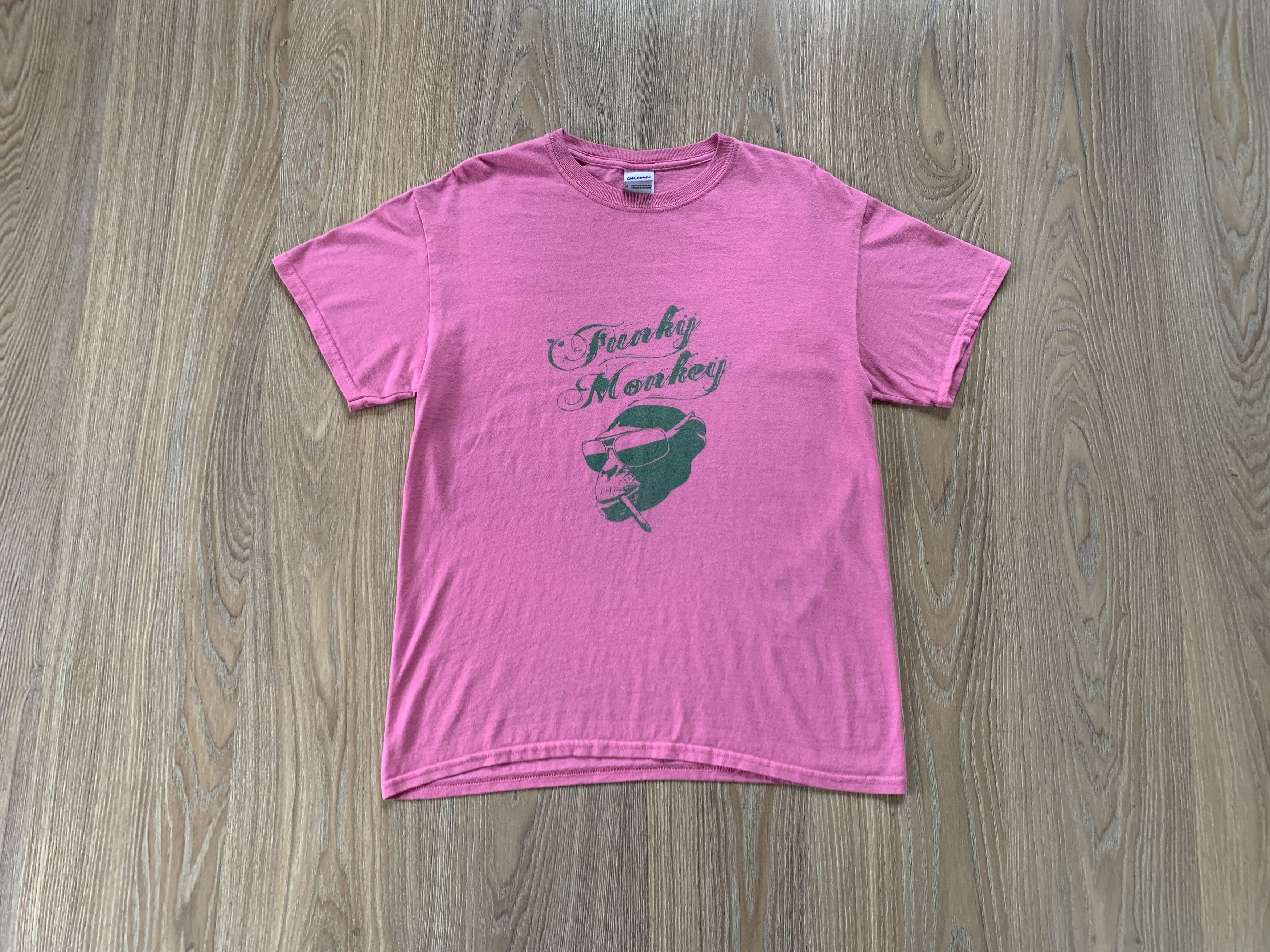 Vintage Funky Monkey Clavicle T Shirt