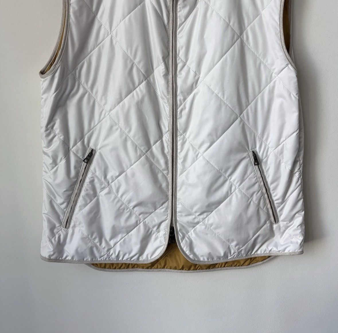 Bullock & Jones Waterville Fit Quilted Vest Size 54 XL Water Repellant Italy Size US XL / EU 56 / 4 - 8 Thumbnail