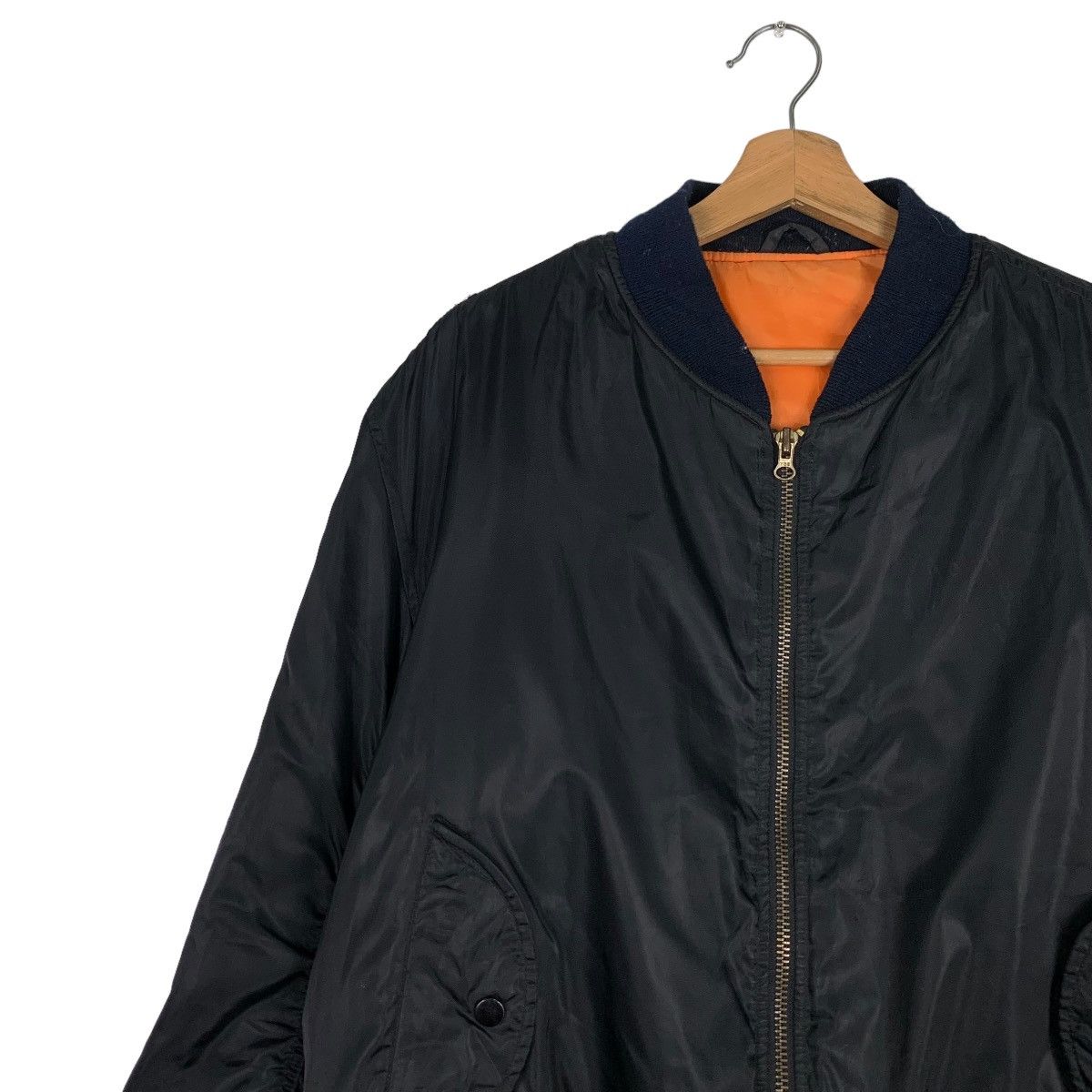 Vintage Vintage Corinth MFG USA Black Bomber Jacket #0902-C40 Size US L / EU 52-54 / 3 - 6 Thumbnail