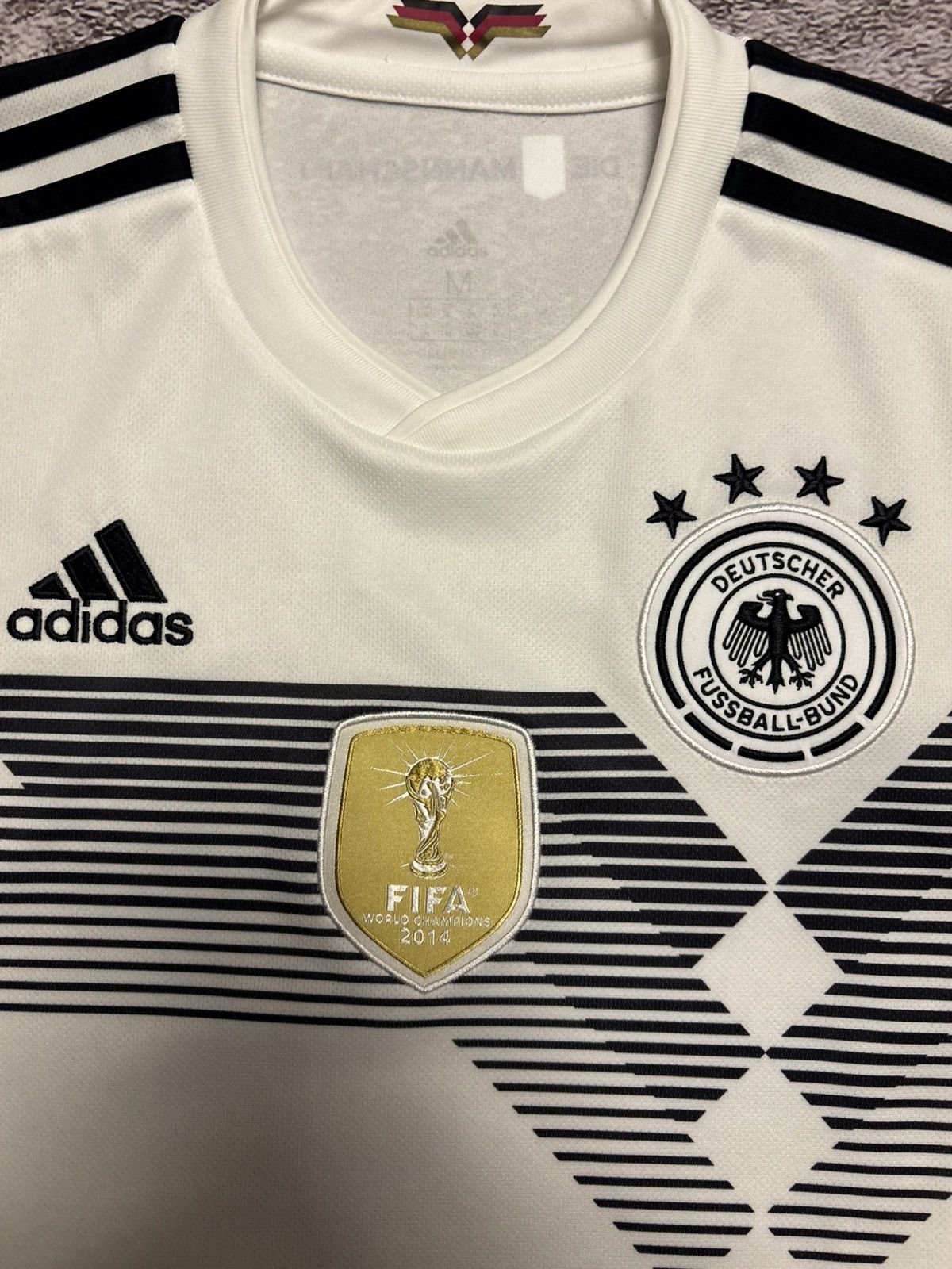 Adidas Adidas German Football Shirt White Jersey 2018 Soccer Greman Size US M / EU 48-50 / 2 - 3 Thumbnail