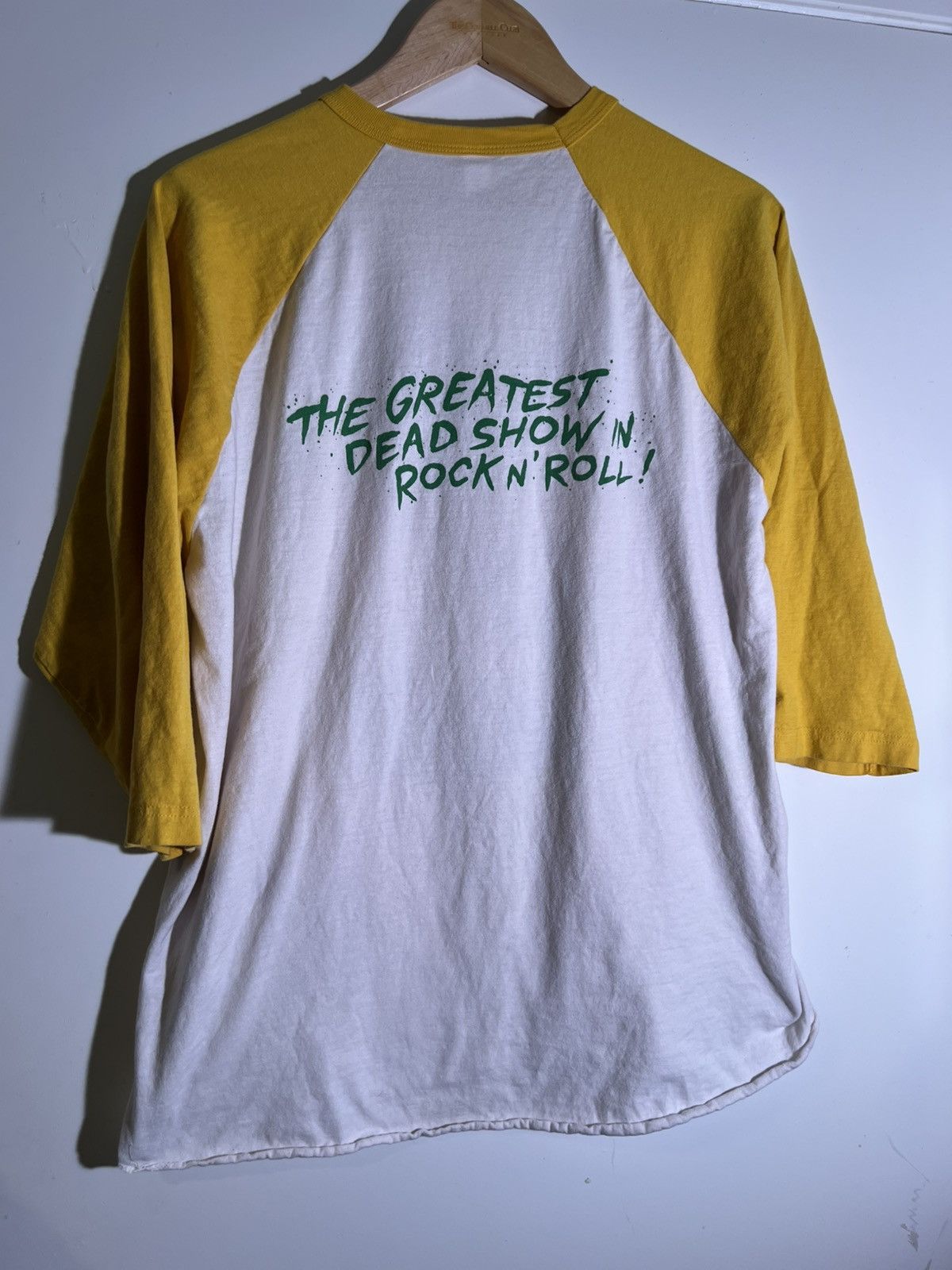 Vintage 2022 The Grateful Shred Retro Goth Rock Band Raglan Shirt Size US XL / EU 56 / 4 - 2 Thumbnail