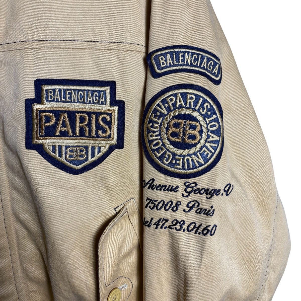 Balenciaga Balenciaga Patch Logo Bomber Jacket Size US M / EU 48-50 / 2 - 4 Thumbnail