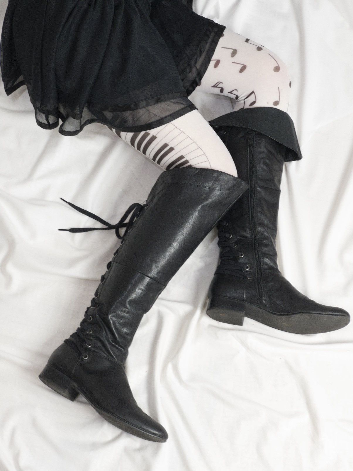 Vagabond Avant-garde lace-up knee high boots by Vagabond Size US 5 / IT 35 - 12 Thumbnail