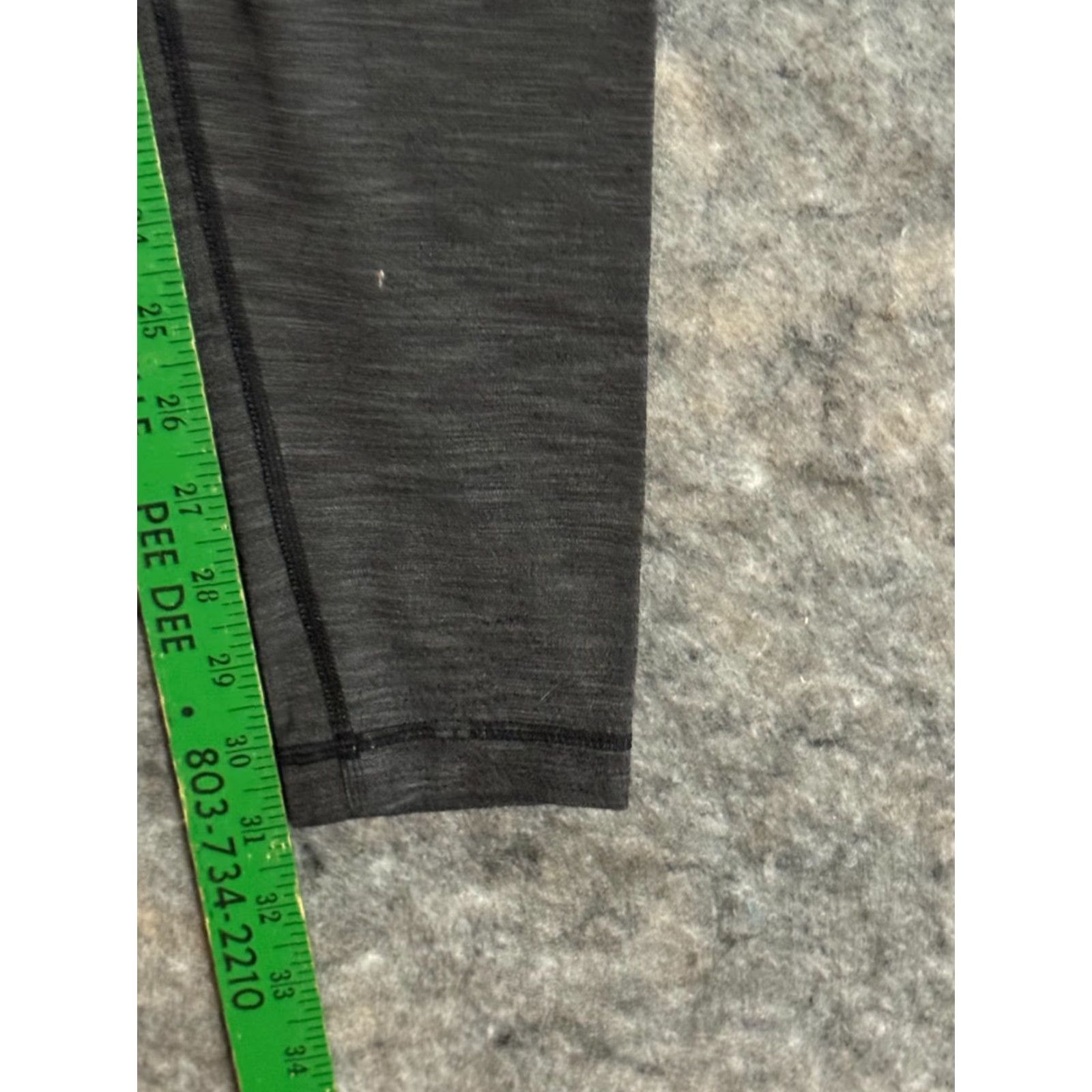 Lululemon Lululemon Leggings Womens Size 10 Charcoal Gray Athletic Skinny Pull On Yoga Gym Training Walking Lightweight Size 32" / US 10 / IT 46 - 6 Thumbnail