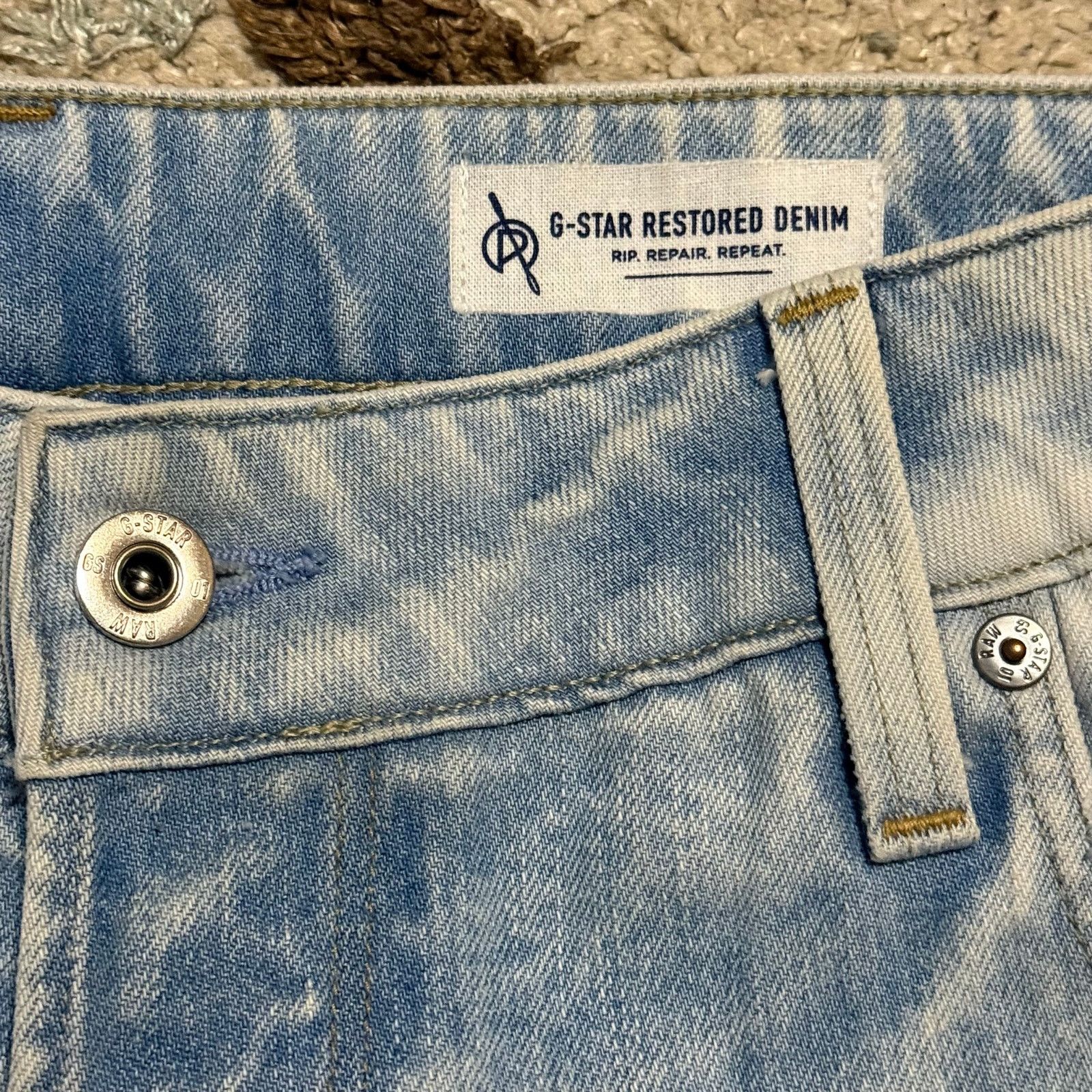 G-Star G Star Raw Arc 3D Tapered Restored Jeans 32x32 Patchwork Size US 32 / EU 48 - 11 Thumbnail