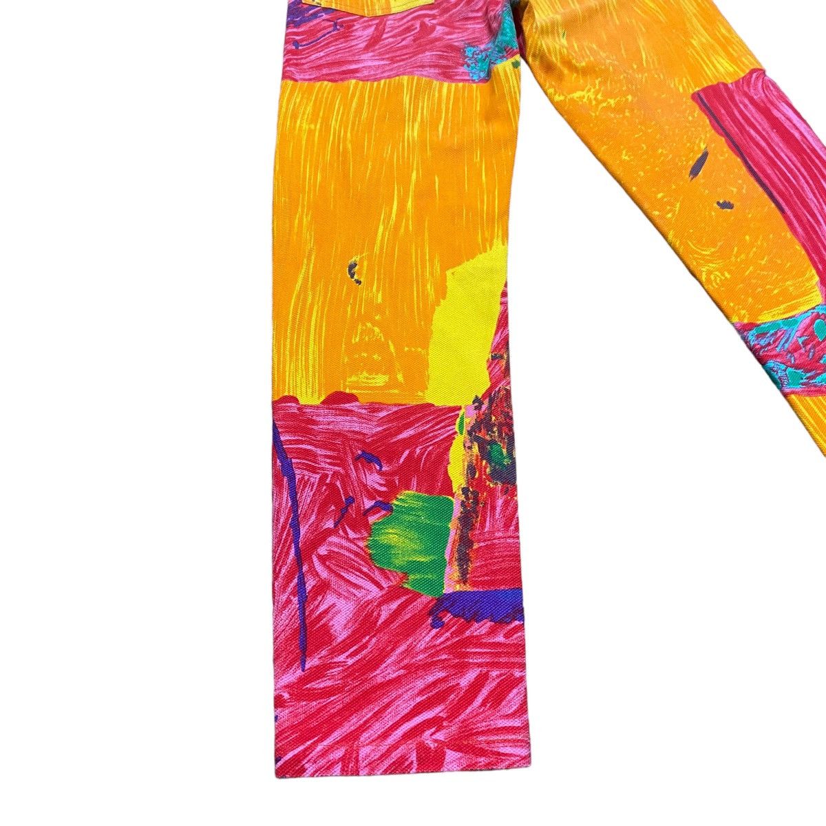 Issey Miyake Archive Issey Miyake Multi Colour Artisanal Painter Jeans Size 24" / US 00 / IT 34 - 13 Thumbnail