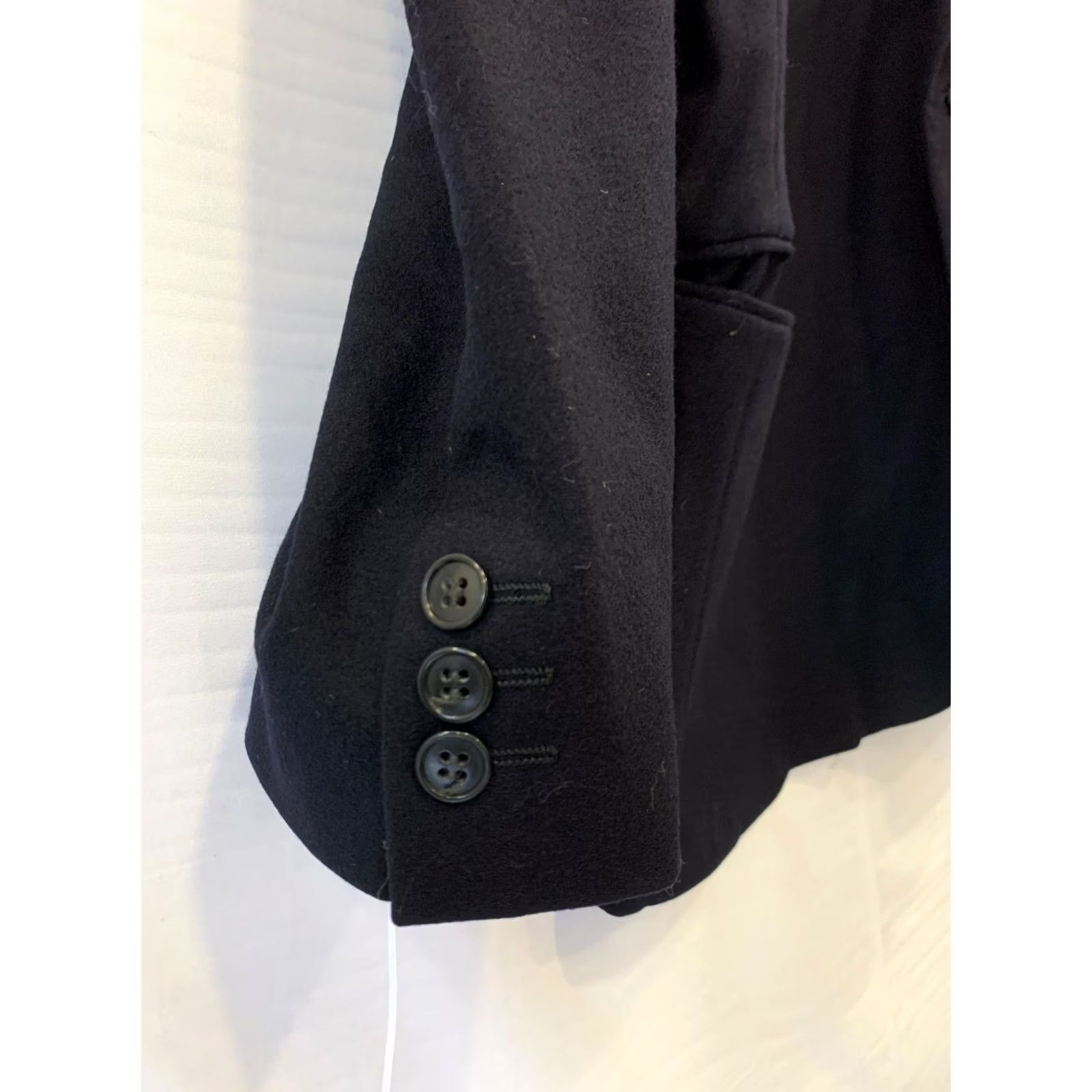 Giorgio Armani Giorgio Armani Blazer Mens Large Black Wool Made in Italy Classic Tailored Blazer 2 Piece 48R Size 48R - 8 Thumbnail