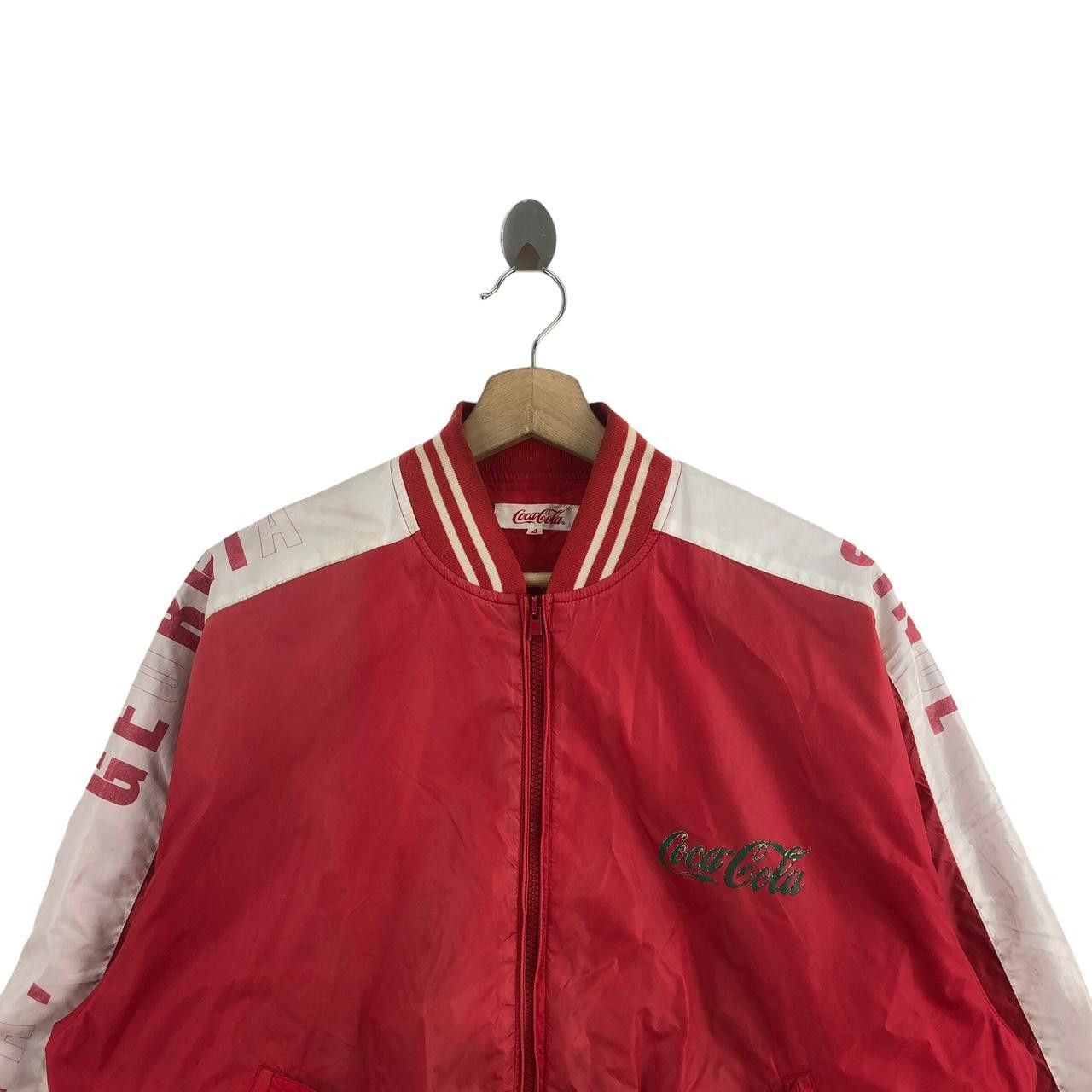 Coca Cola Vintage 1991 COKE COCA COLA Distress Trash Coach Jacket Size US XL / EU 56 / 4 - 4 Thumbnail