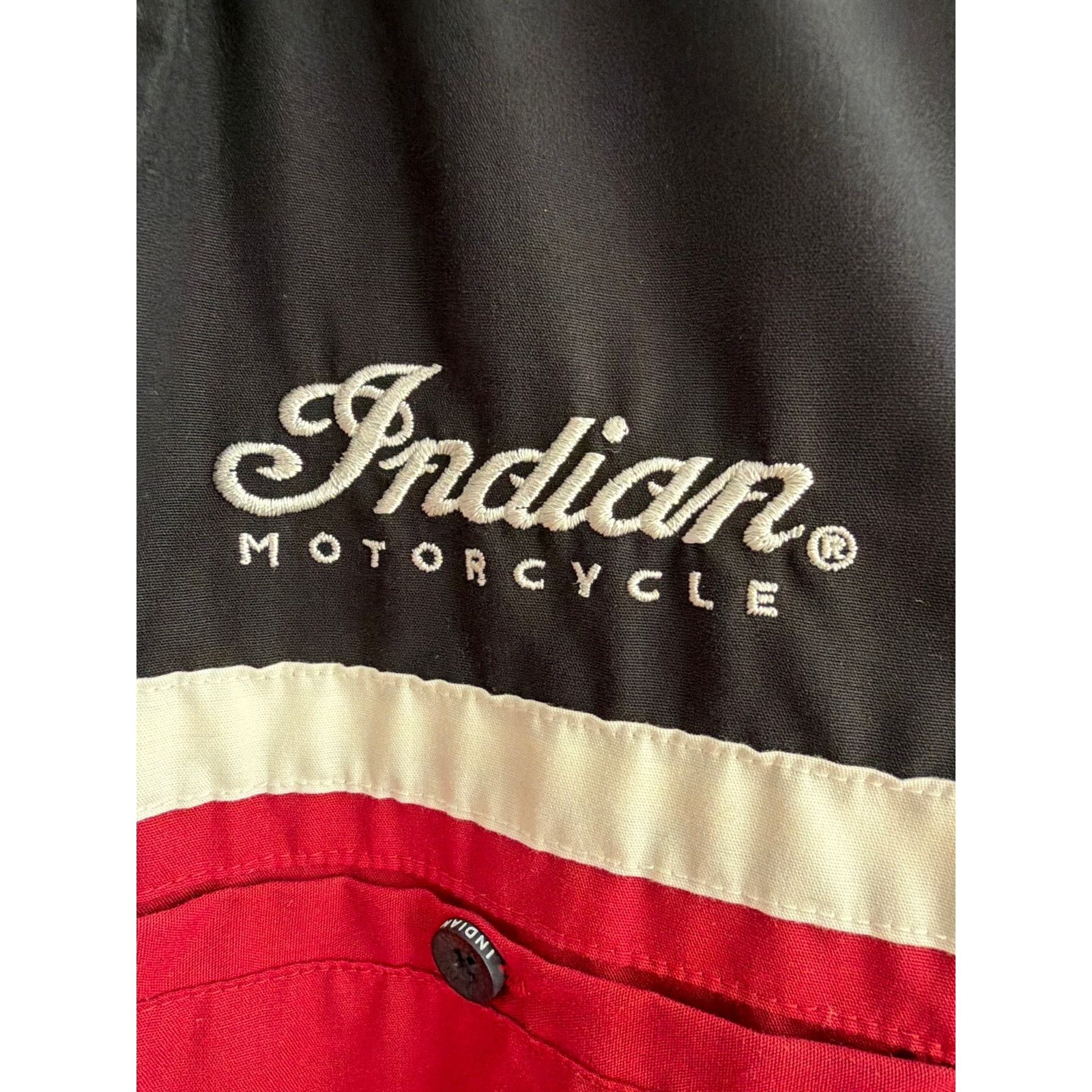 Indian Motorcycle Indian Motorcycle Men's Medium Black Red Brand Short Sleeve Size US M / EU 48-50 / 2 - 2 Thumbnail