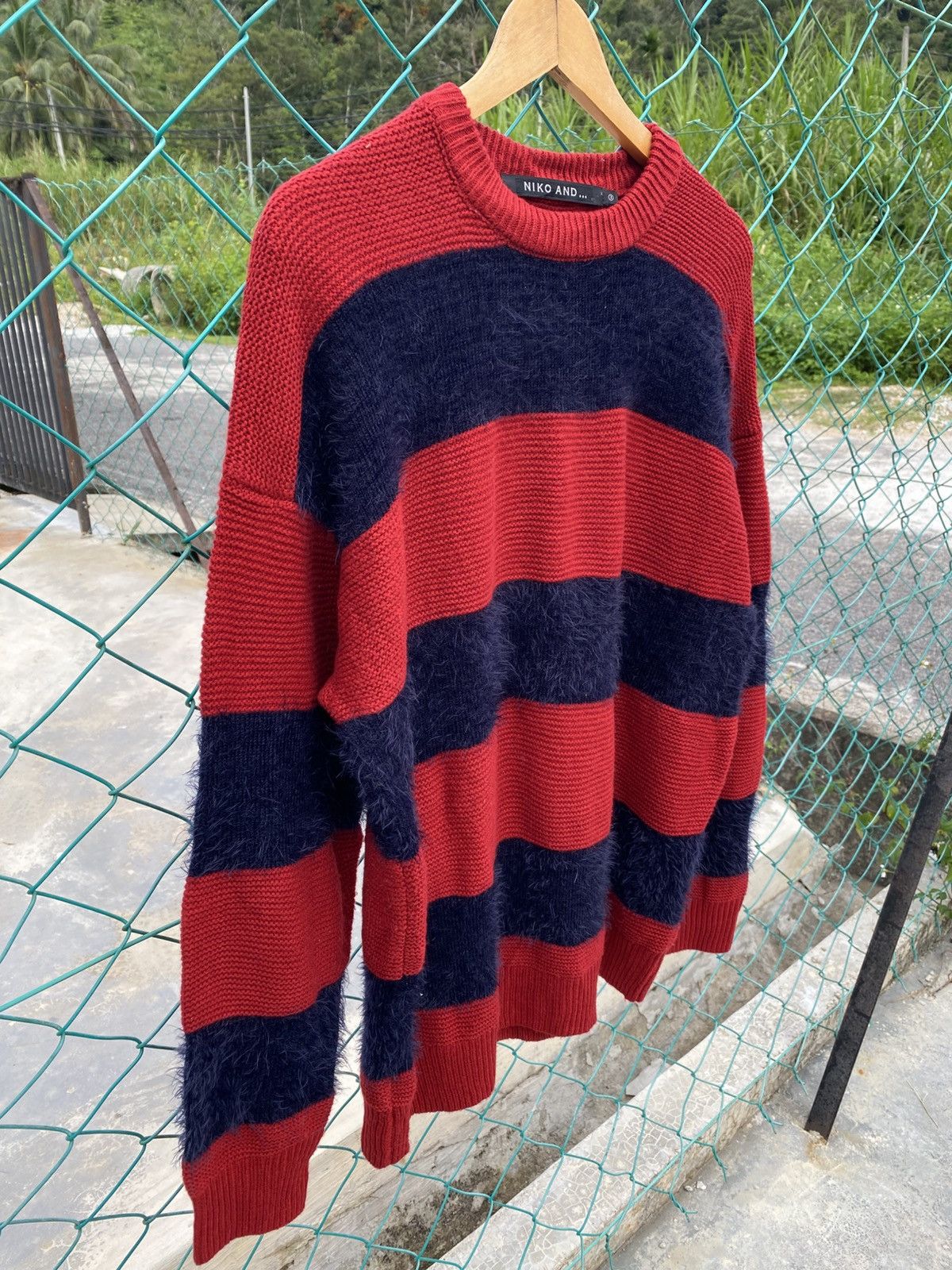 Japanese Brand Niko And cable knit sweater like kurt cabain style Size US M / EU 48-50 / 2 - 3 Thumbnail