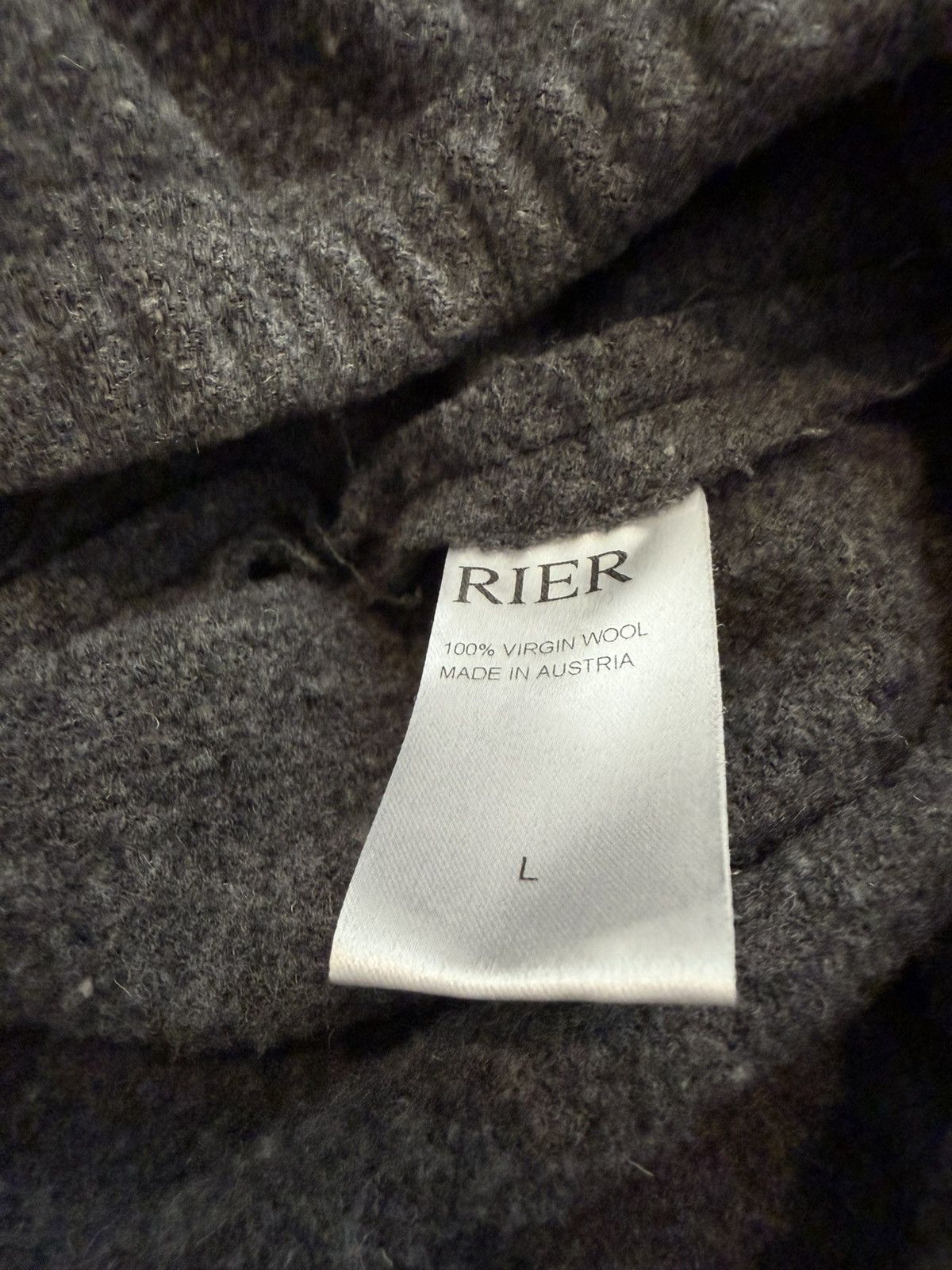 RIER RIER Charcoal Gray Half Zip Size US L / EU 52-54 / 3 - 3 Thumbnail