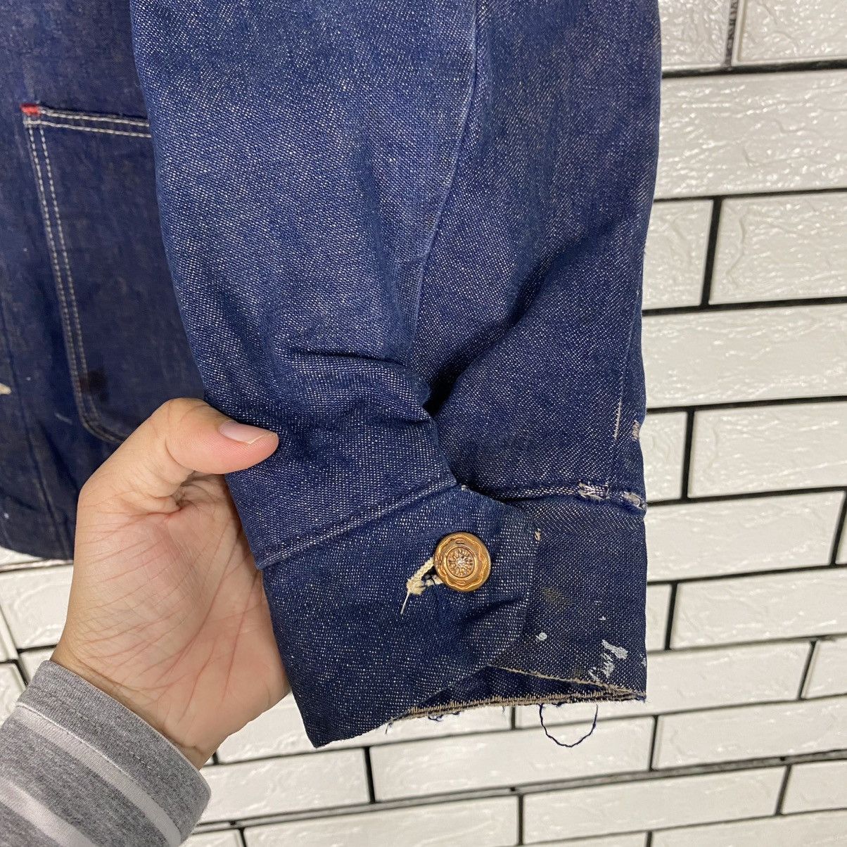 Vintage 🔥VINTAGE CHORE DETROIT JACKET BLANKET WORKER KAPITAL Size US M / EU 48-50 / 2 - 18 Thumbnail
