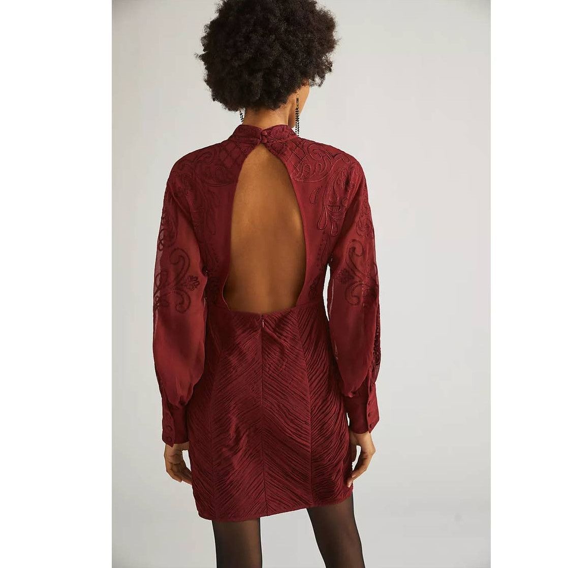Anthropologie New Anthropologie Lace Mini Dress by Not So Serious Size M / US 6-8 / IT 42-44 - 4 Thumbnail