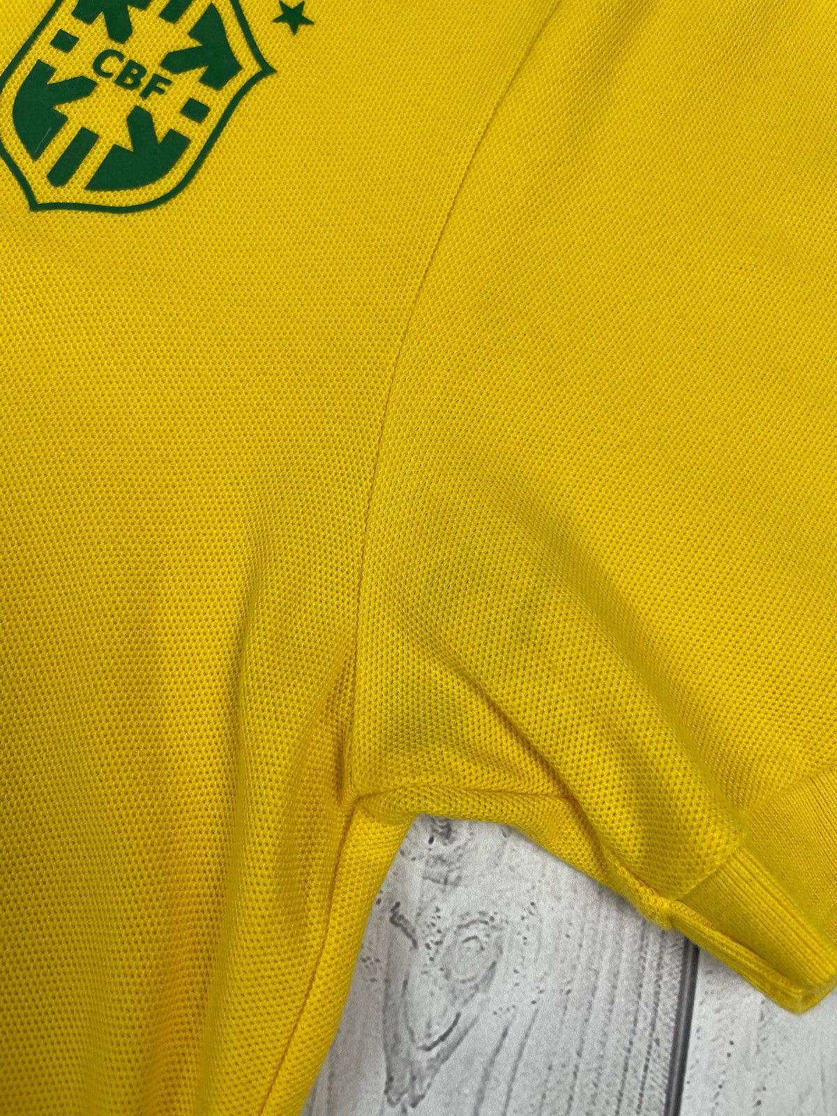 Nike Vintage nike Brazil soccer polo yellow Brasil size M Size US M / EU 48-50 / 2 - 4 Thumbnail