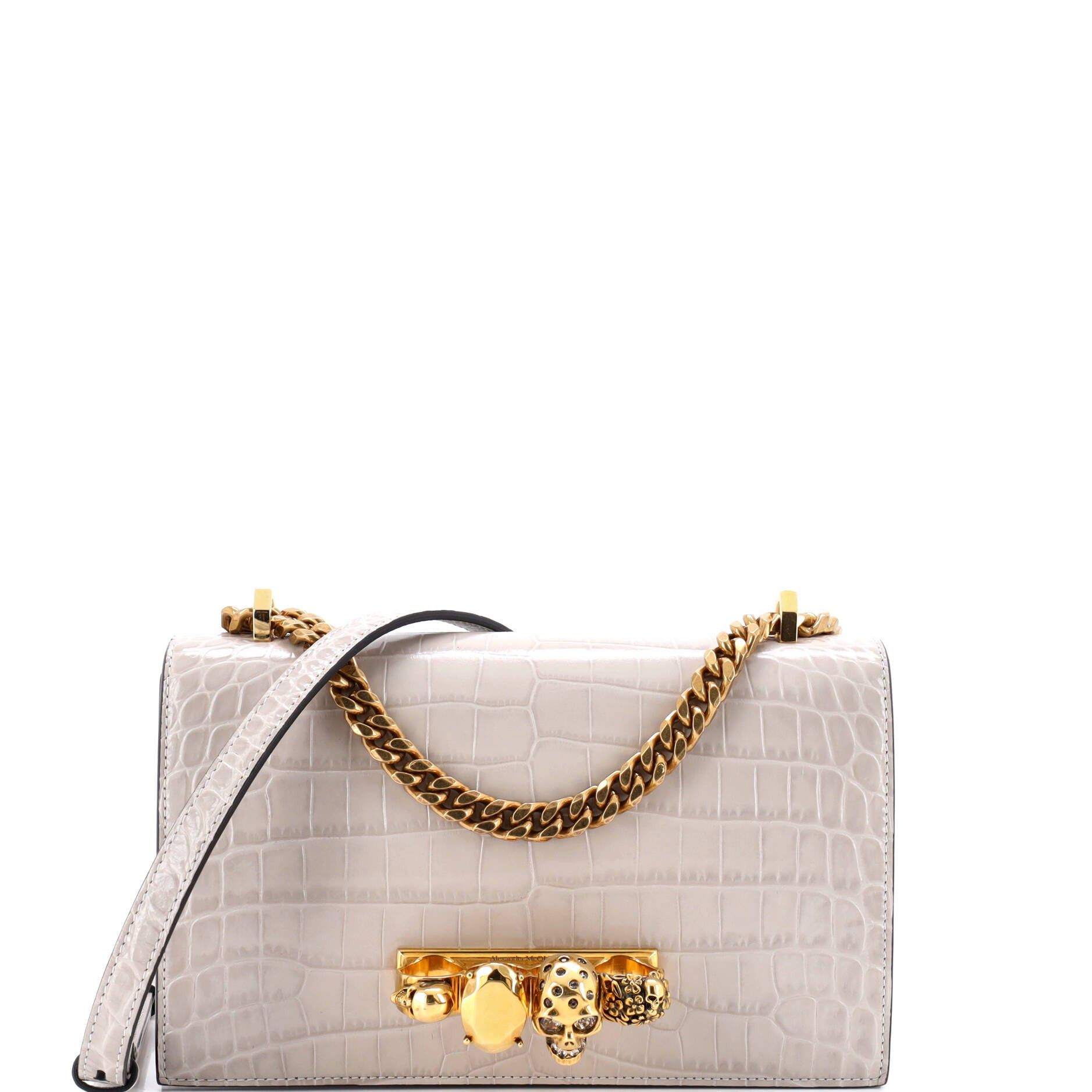 Alexander McQueen Jewelled Flap Satchel Size ONE SIZE - 1 Thumbnail