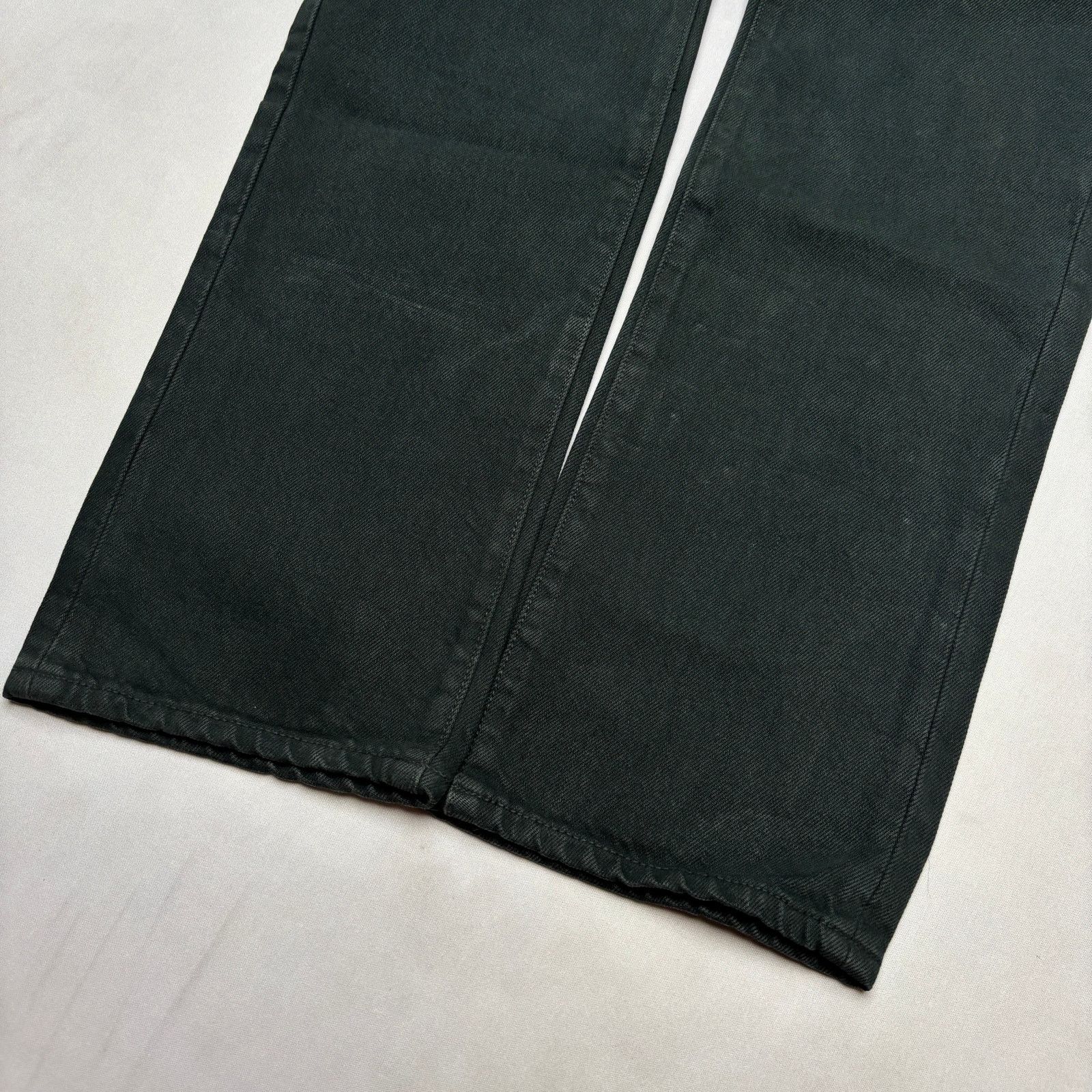 Sid Mashburn $195 Sid Mashburn Straight Leg Jeans Men's 32x30 Black Denim Size US 32 / EU 48 - 10 Thumbnail
