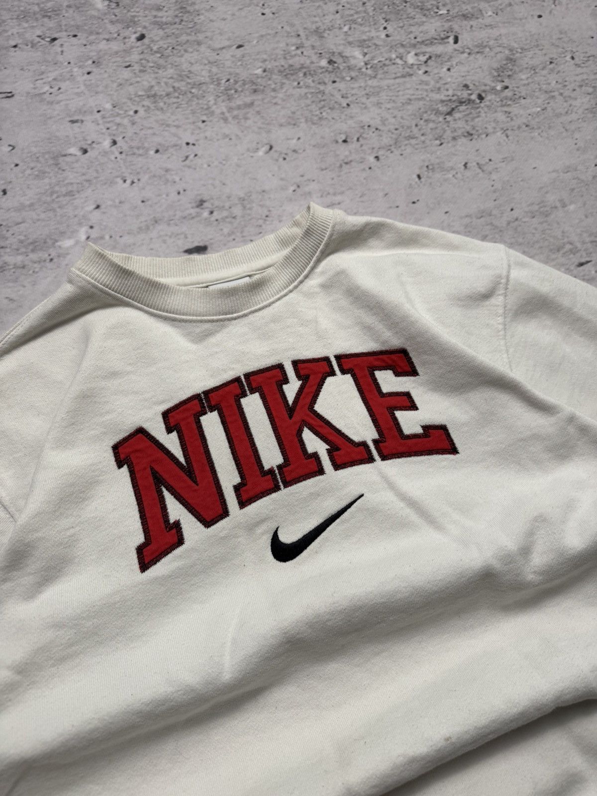 Nike × Vintage NIKE VINTAGE CENTER LOGO OVERSIZE BOXY SWEATSHIRT Size US M / EU 48-50 / 2 - 4 Thumbnail