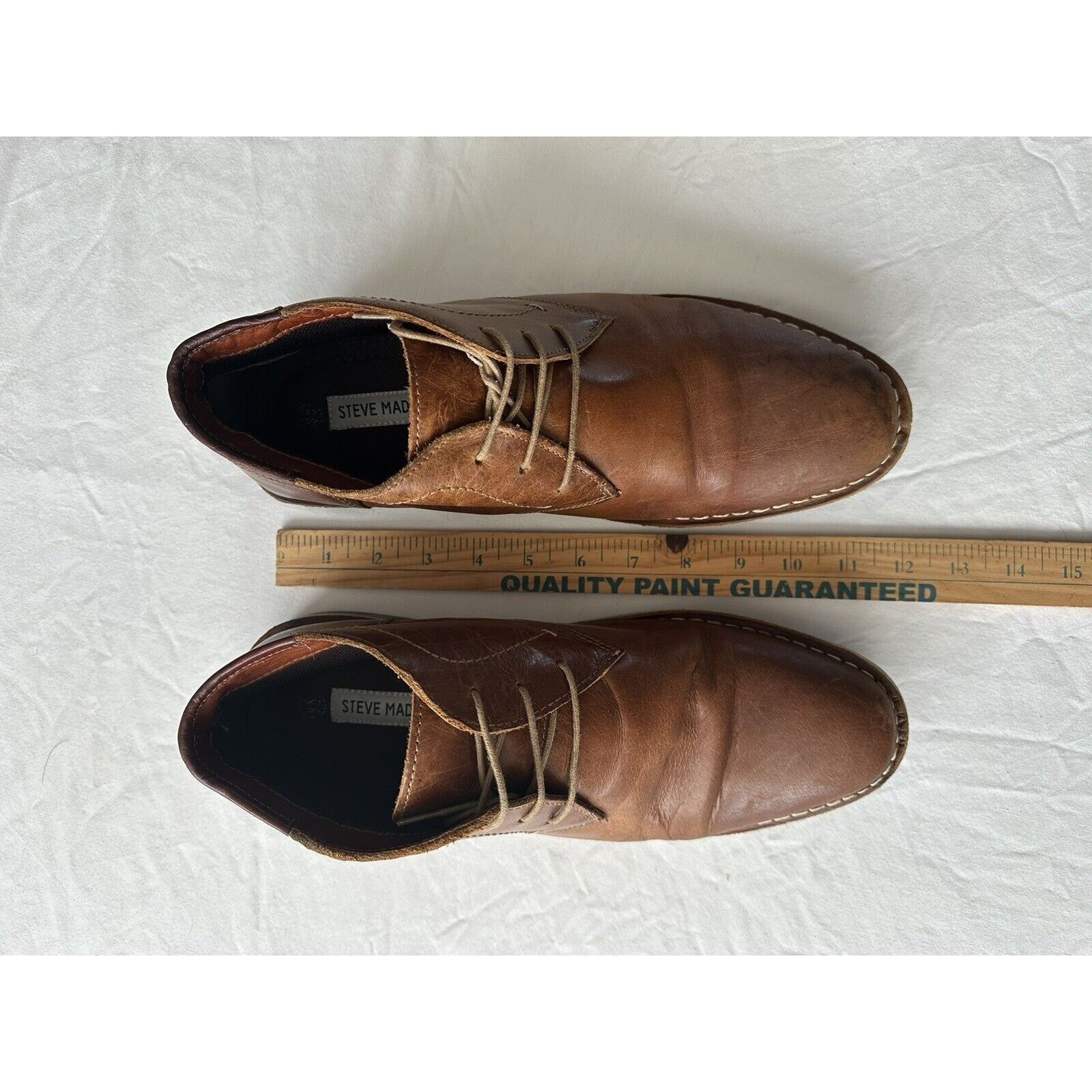 Steve Madden Steve Madden Harken Chukka Boot, Brown Leather Size 9.5 Size US 9.5 / EU 42-43 - 14 Thumbnail
