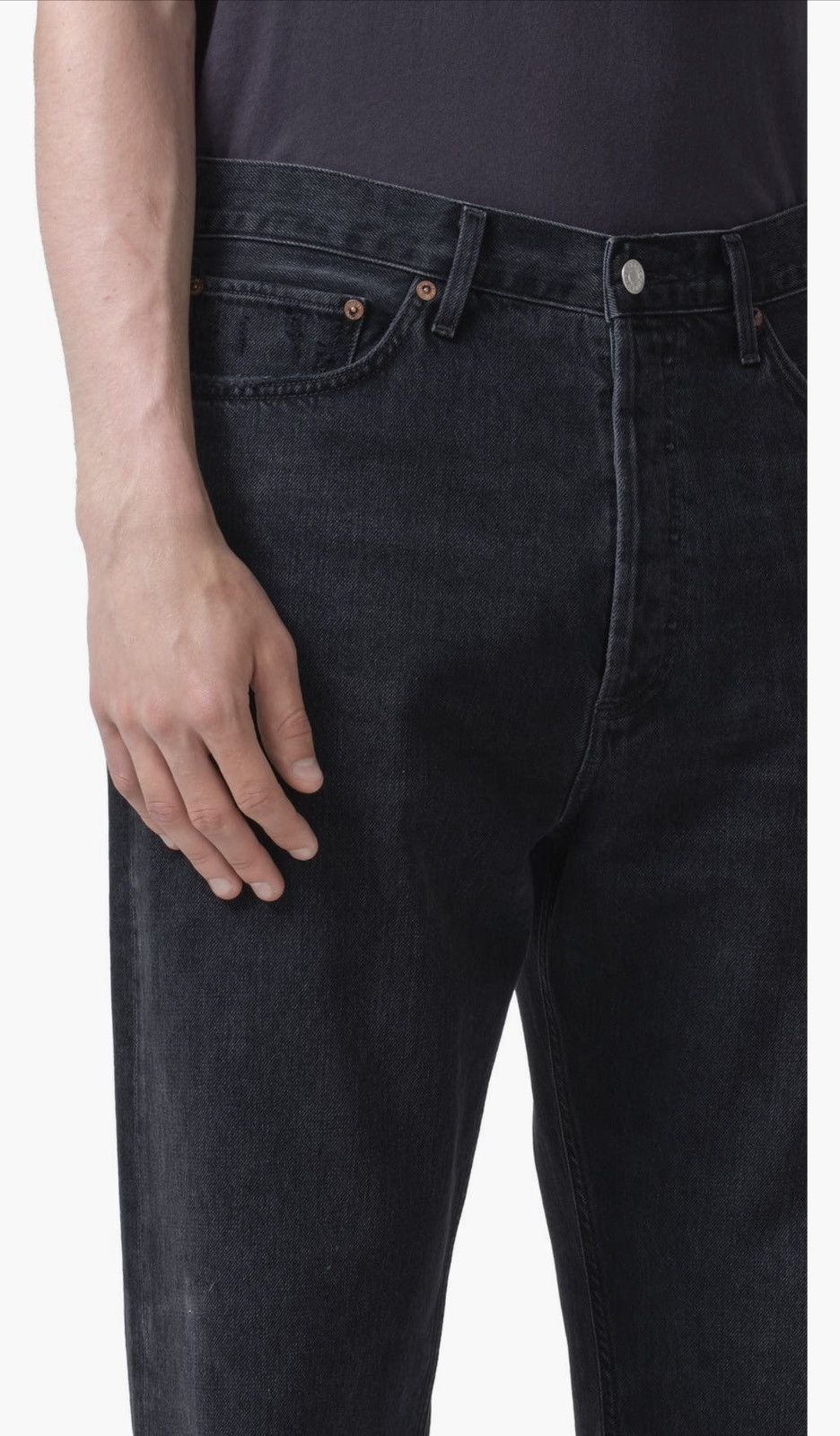 Agolde '90s Organic Cotton Straight Leg Baggy Jeans Size US 28 / EU 44 - 6 Thumbnail