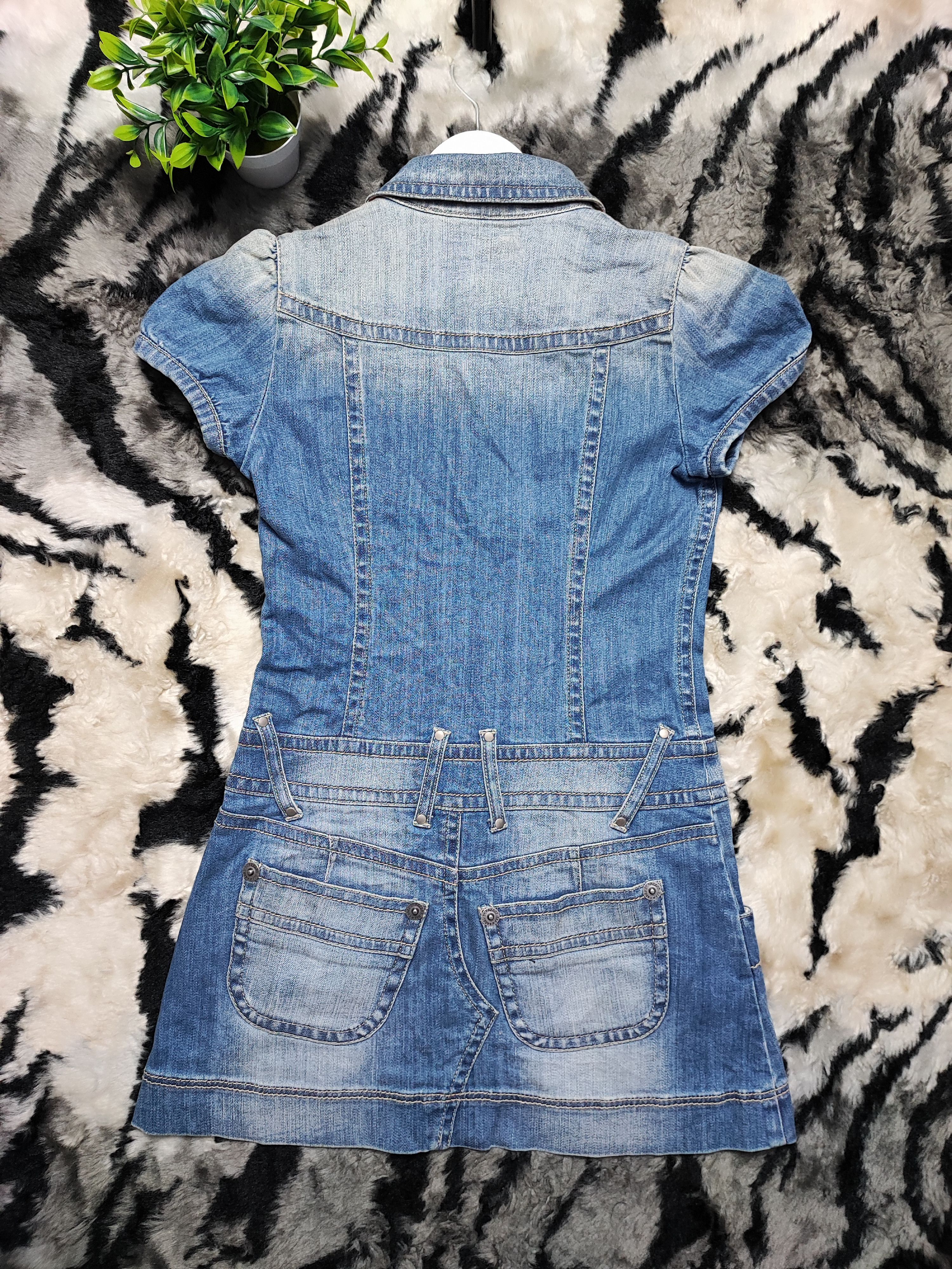 Burberry Vintage Burberry Blue Label Jeans Mini Dress Size XS / US 0-2 / IT 36-38 - 13 Thumbnail